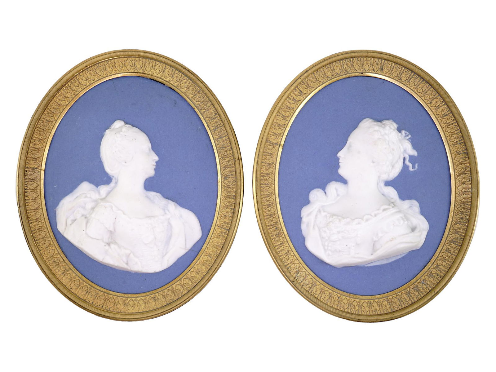 ANTIQUE 18 C ORIGINAL SEVRES PORCELAIN MEDALLIONS (1 of 12)
