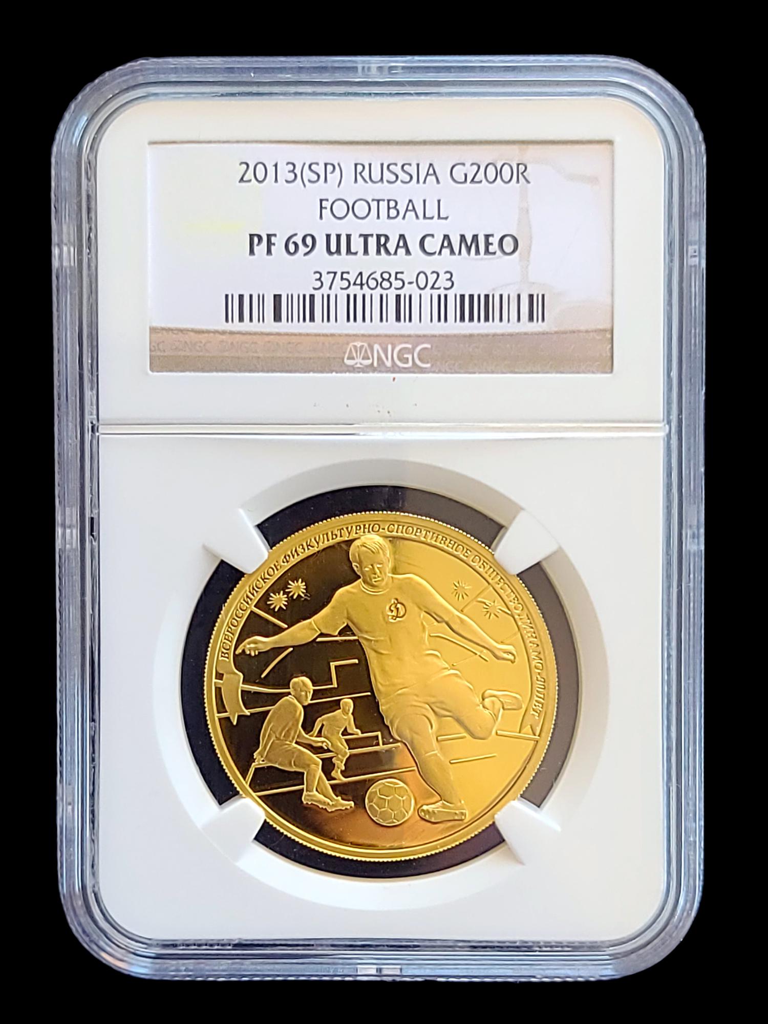 RUSSIAN 200 RUBLE 2013 GOLD COIN NGC PF69 ULT CAMEO (1 of 4)