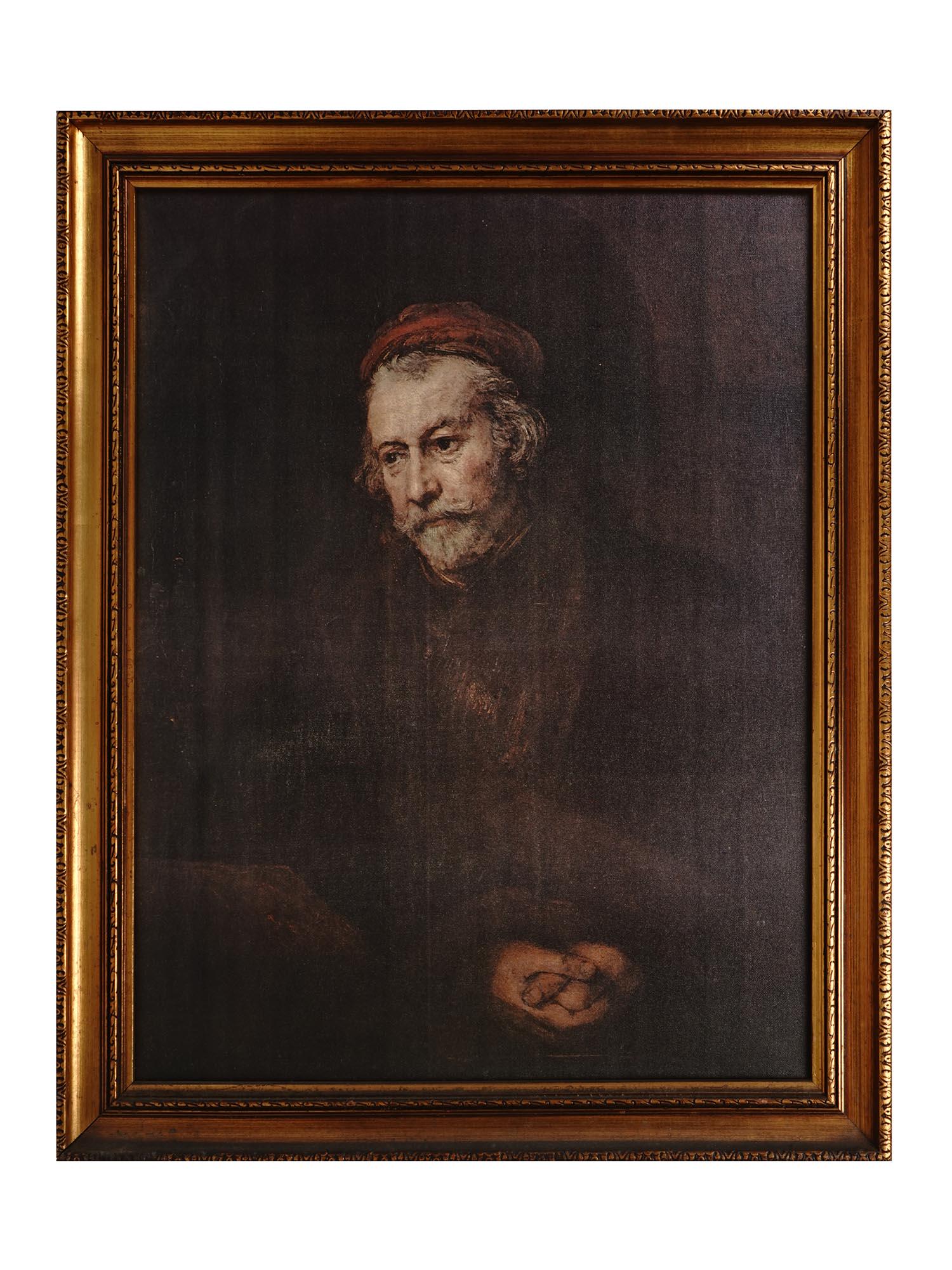ELDERLY MAN AS SAINT PAUL PRINT REMBRANDT (1 of 8)