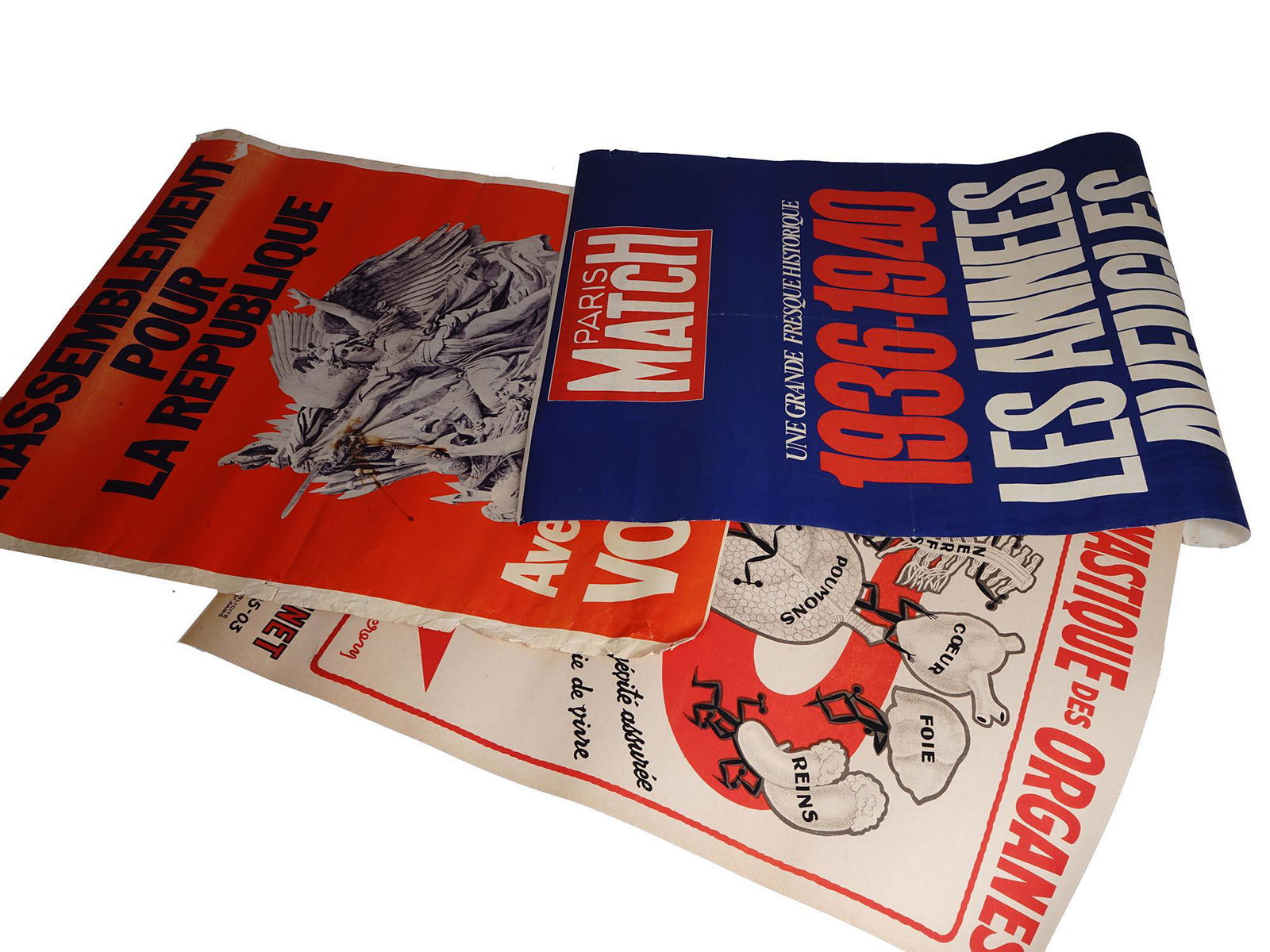 MID CENTURY FRENCH POSTERS VOTEZ JACQUES CHIRAC (1 of 12)