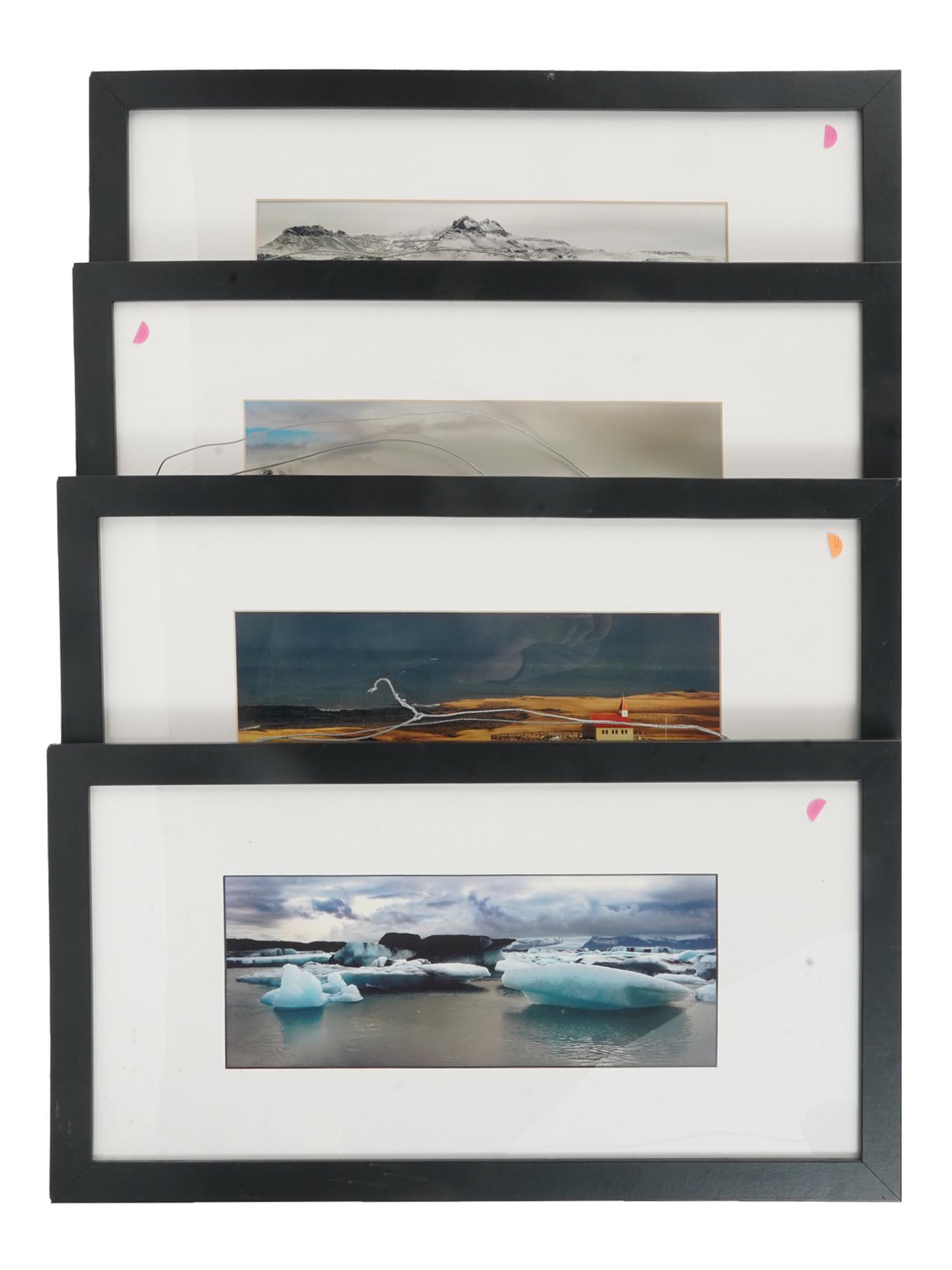 FOUR FRAMED ICELANDIC LANDSCAPE PHOTO PRINTS (1 of 11)