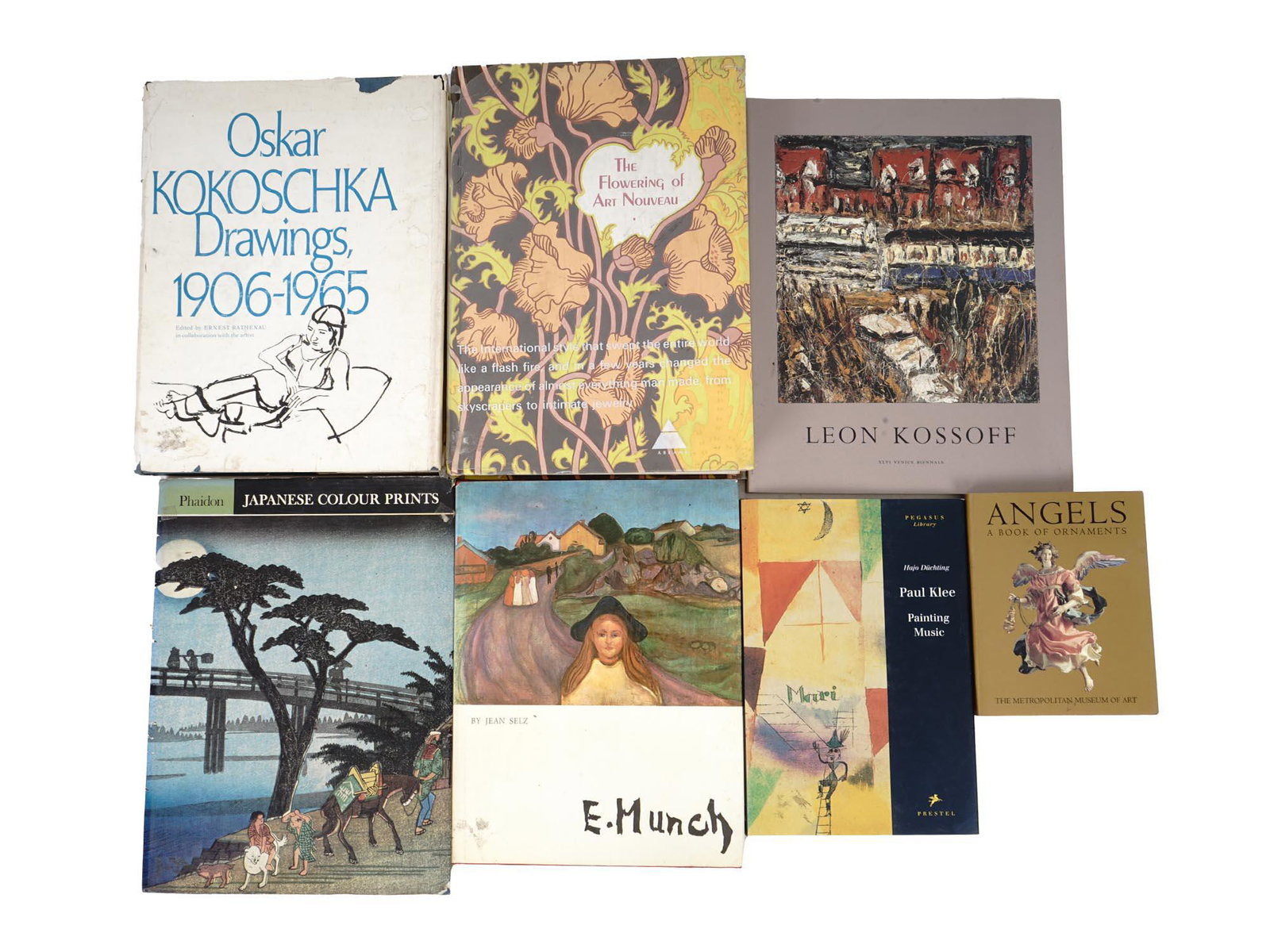 SEVEN ART BOOKS AND ALBUMS KOKOSCHKA KLEE MUNCH (1 of 12)