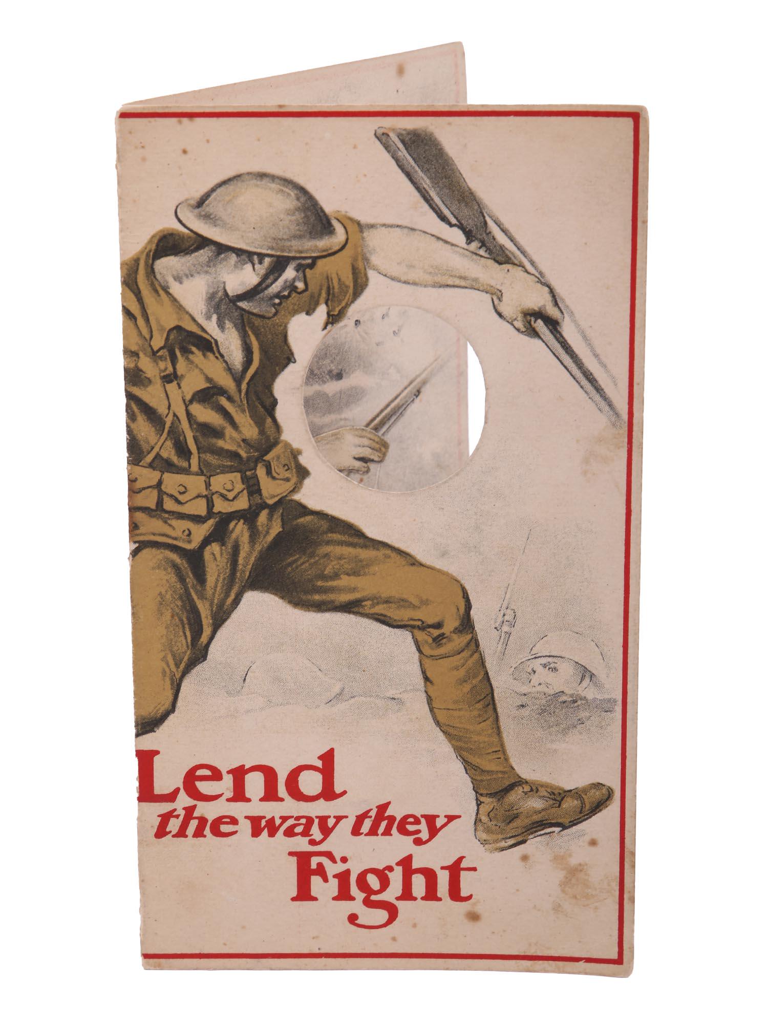 WWI LEND THE WAY THEY ORIGINAL POST CARD BY ASHE (1 of 6)