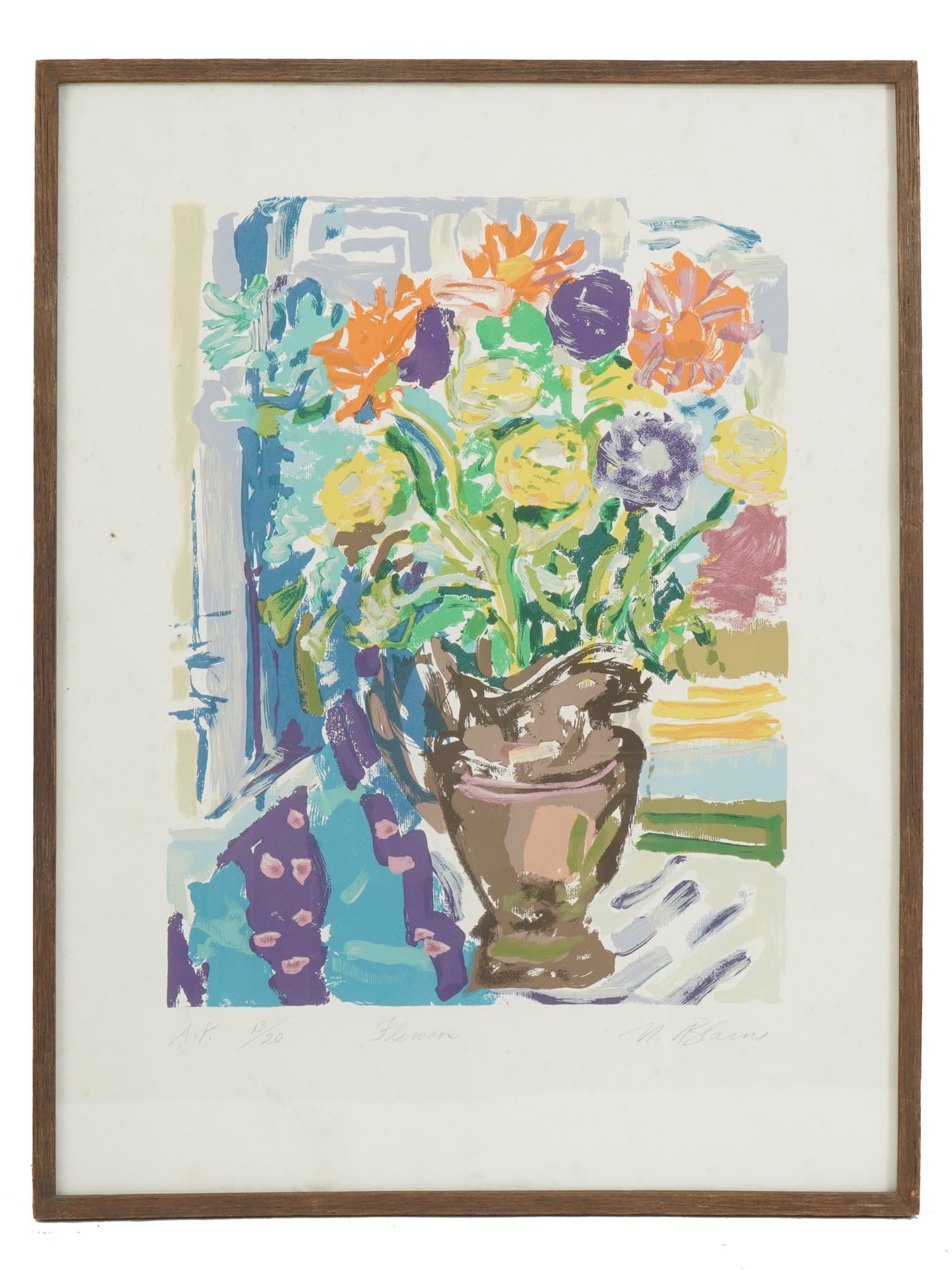 AMERICAN FLOWERS COLOR LITHOGRAPH BY NELL BLAINE (1 of 7)