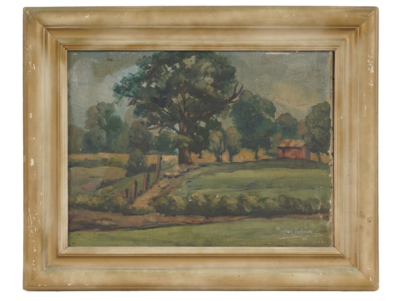 AMERICAN LANDSCAPE PAINTING BY ALFRED JACKSON (1 of 5)