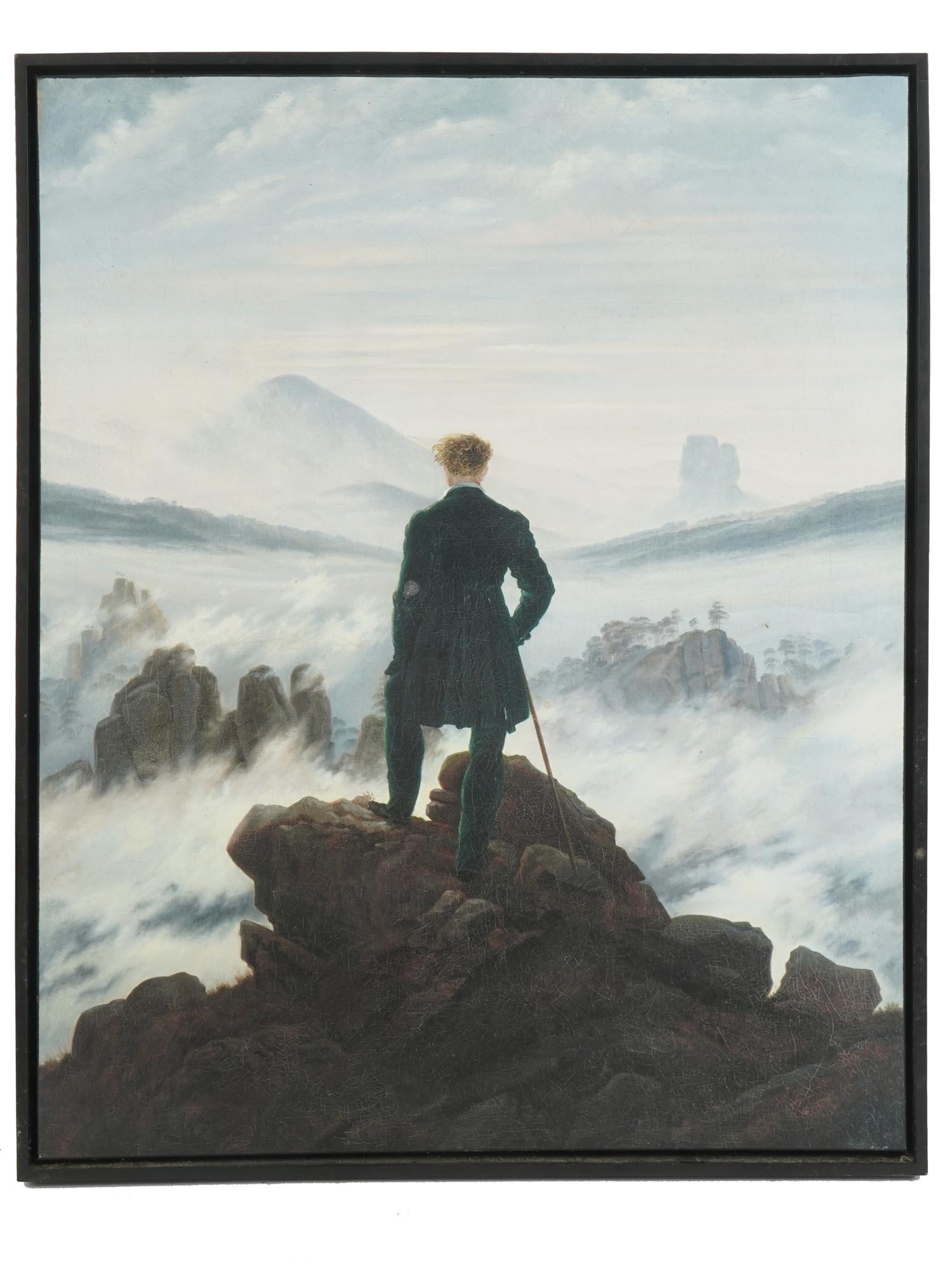 VINTAGE FRAMED PRINT AFTER CASPAR DAVID FRIEDRICH (1 of 5)