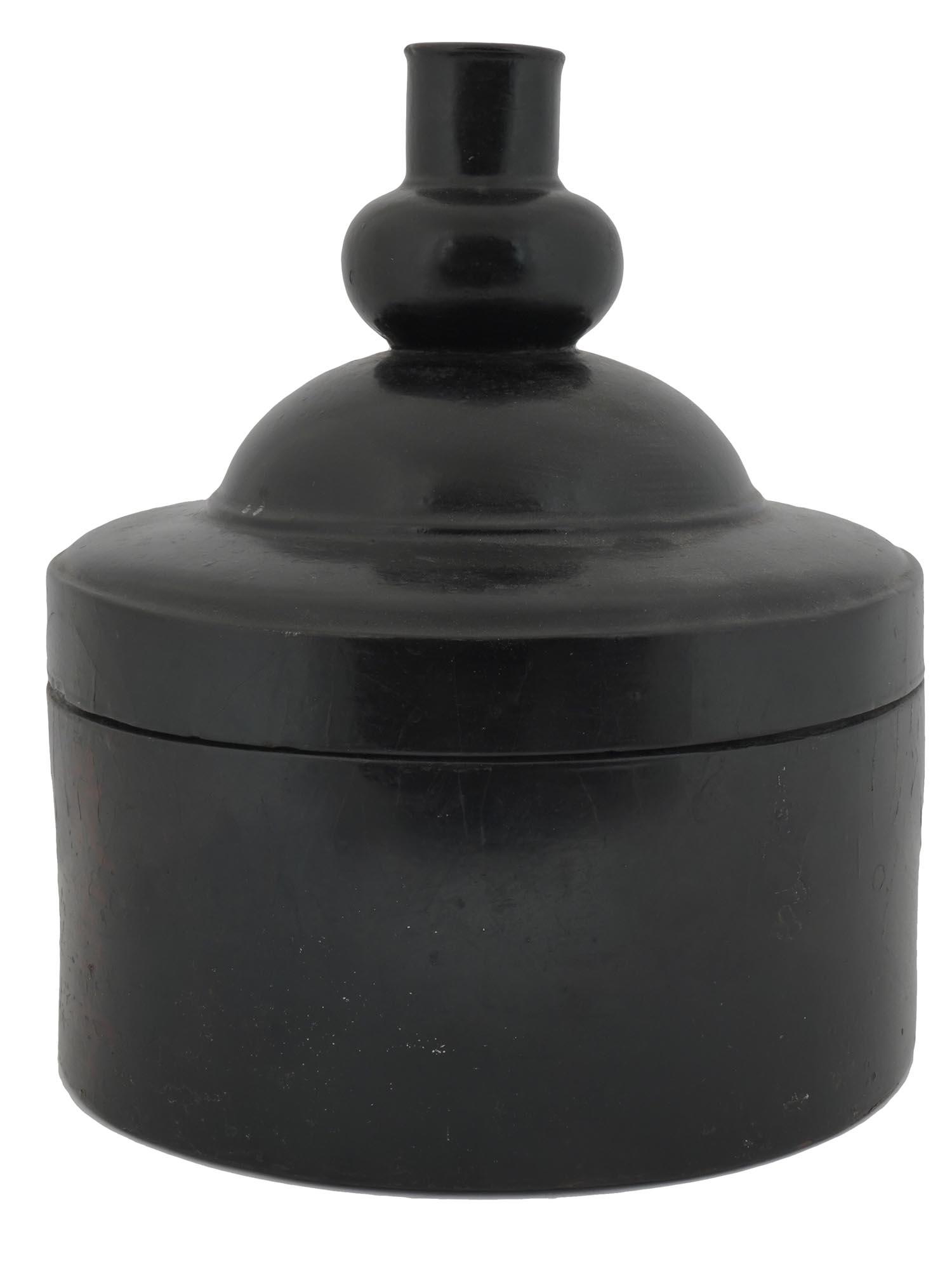 ANTIQUE ORIENTAL CHINESE QING DYNASTY HAT BOX (1 of 5)