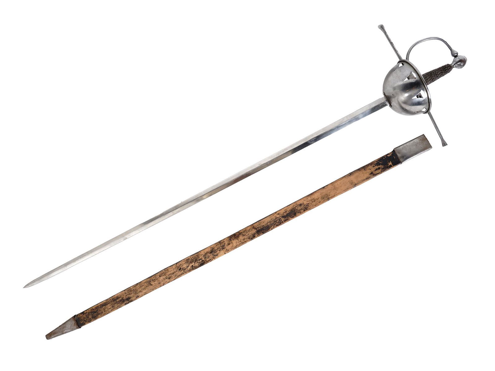 SPANISH TYPED 18TH CENTURY RAPIER SWORD REPLICA (1 of 7)