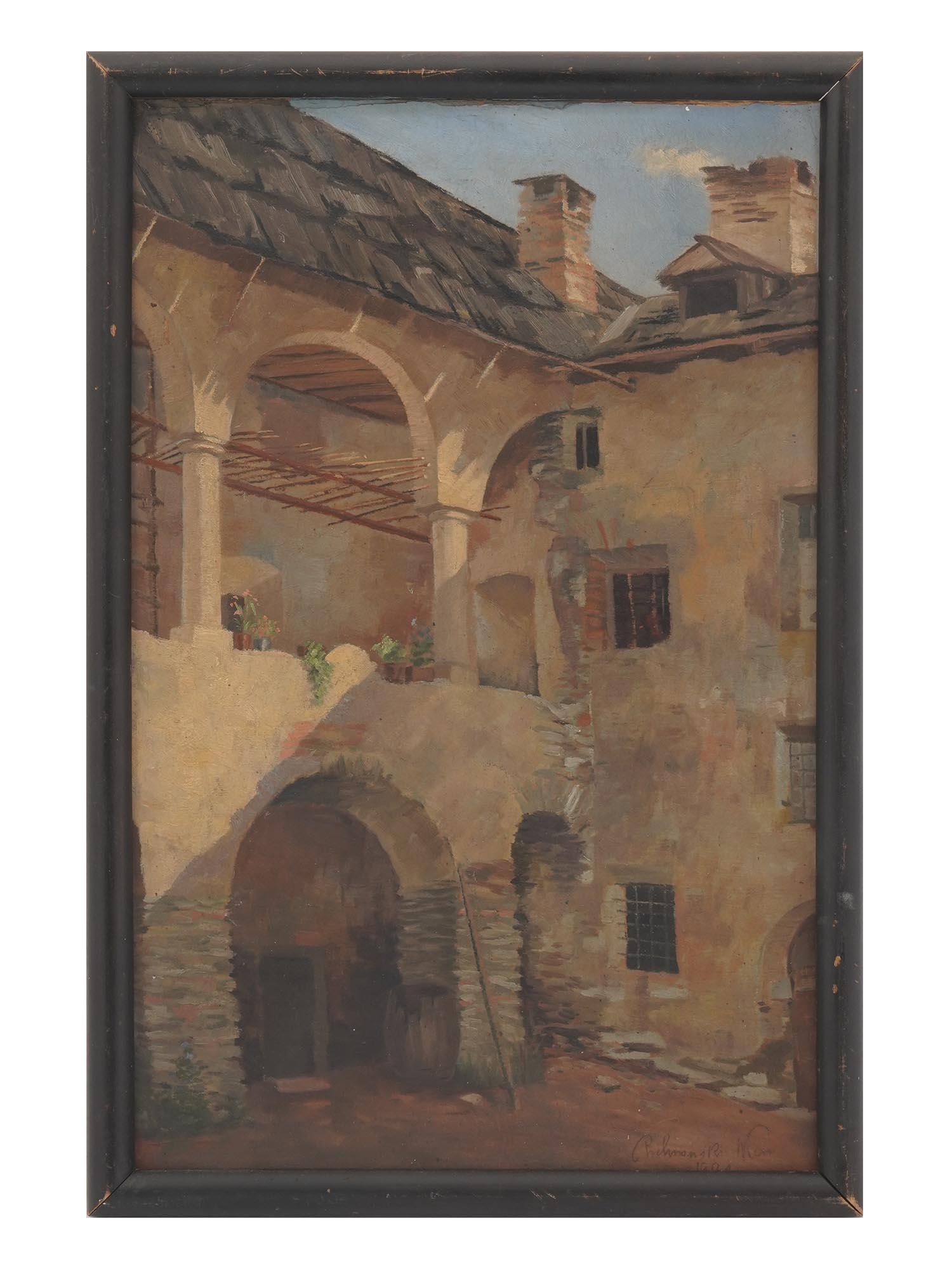 POLISH VIEN CITY OIL PAINTING BY JOSEF CHELMONSKI (1 of 5)