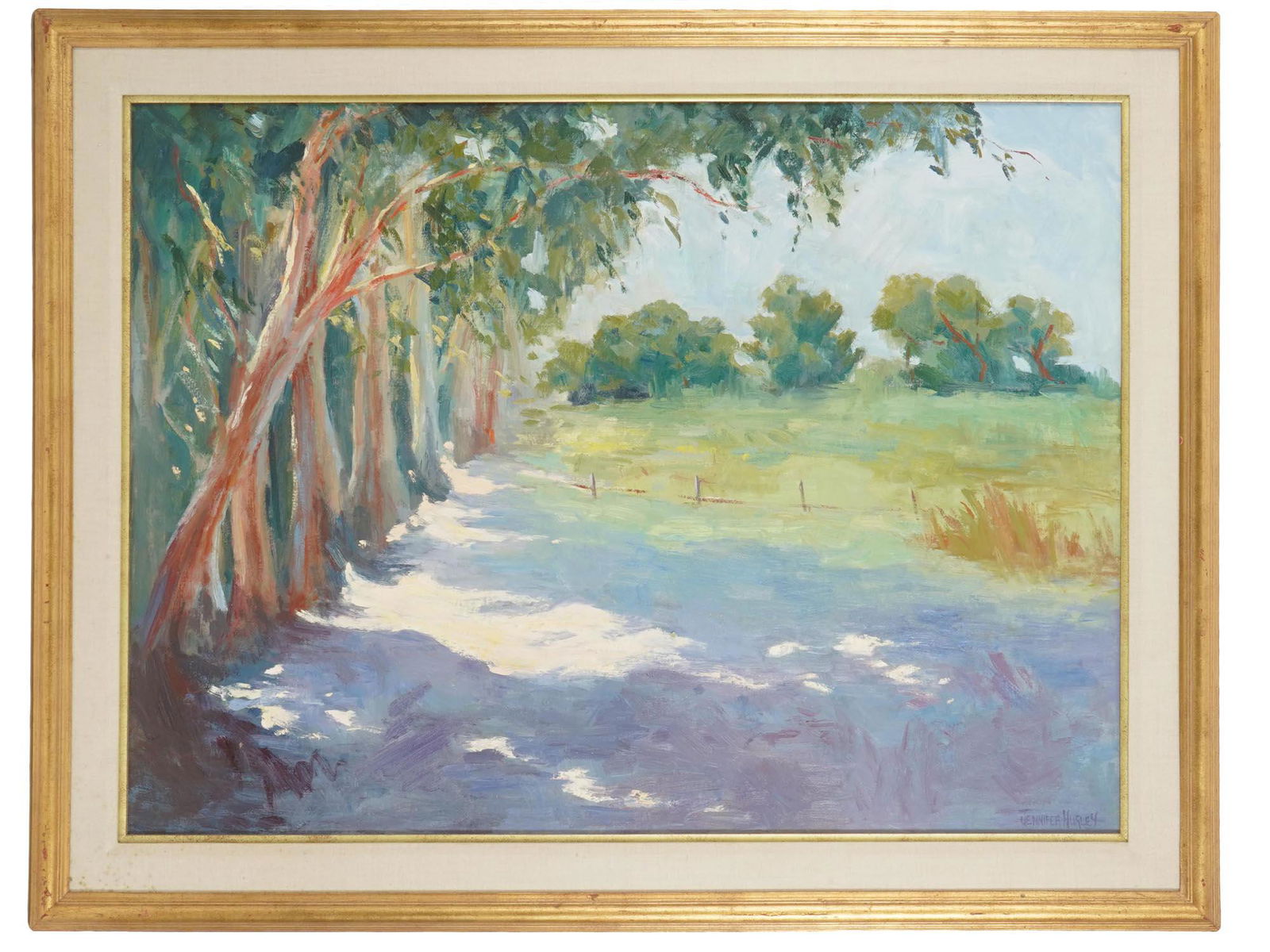 IMPRESSIONIST LANDSCAPE SIGNED BY JENNIFER HURLEY (1 of 6)