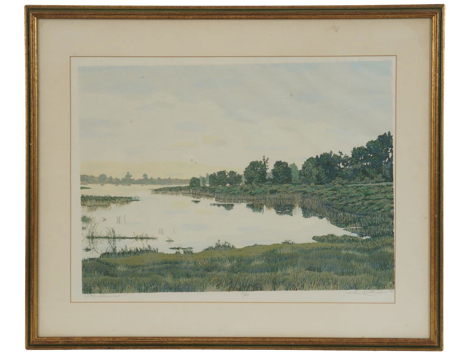 GORDON MORTENSEN SIGNED WOODCUT LATE SUMMER (1 of 10)