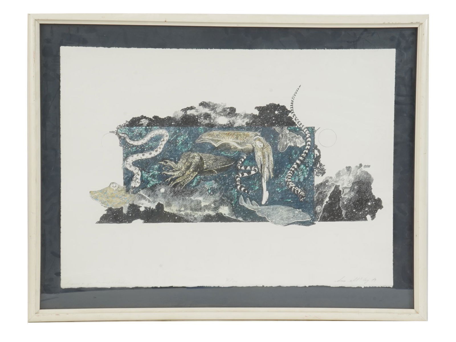 AMERICAN LITHO PRINT SERPENS BY ANNE MCCLOY (1 of 10)