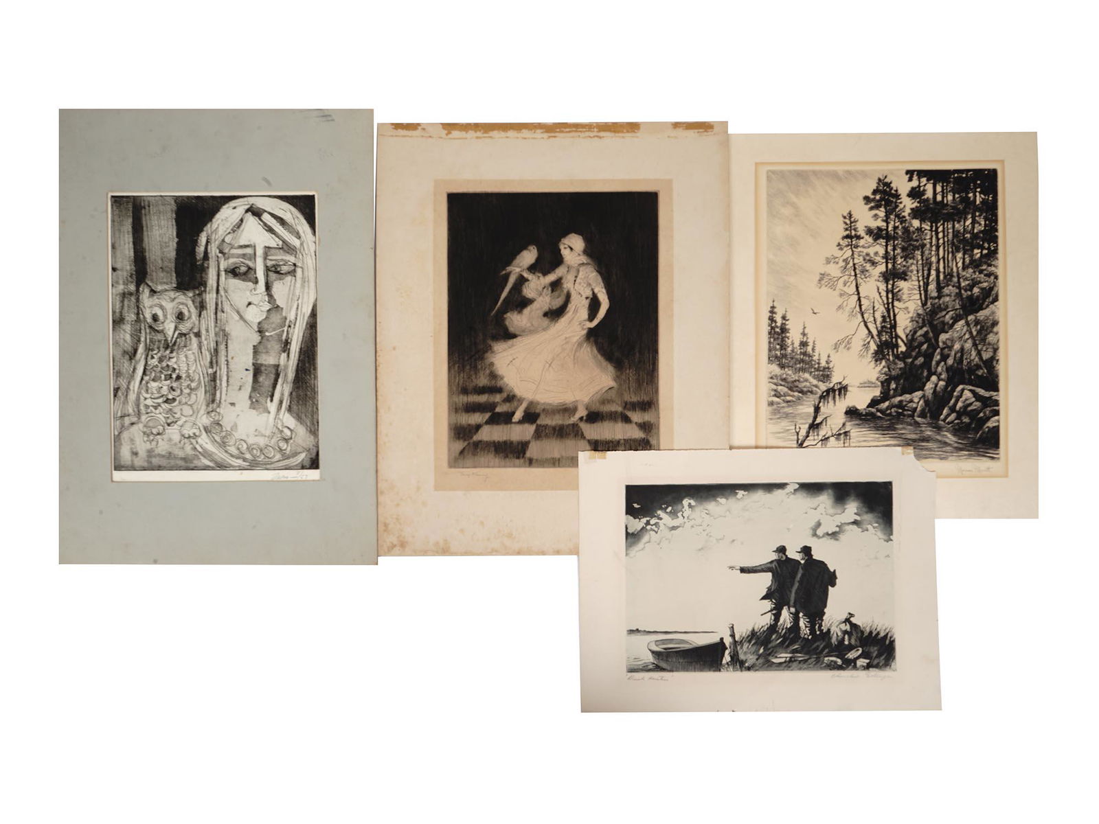 AMERICAN ETCHING ENGRAVING PRINT COLLECTION (1 of 12)