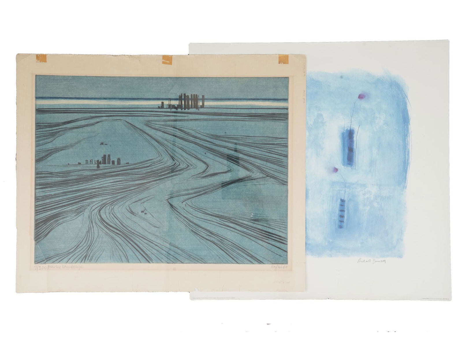 PAIR OF ART PRINTS BY OTTO EGLAY RICHARD BARRETT (1 of 10)