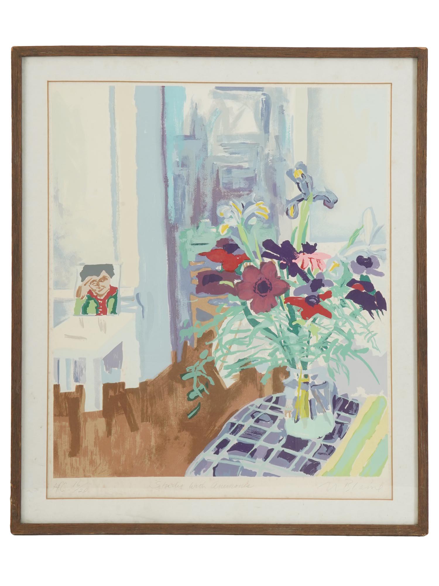 AMERICAN FLOWERS COLOR LITHOGRAPH BY NELL BLAINE (1 of 9)