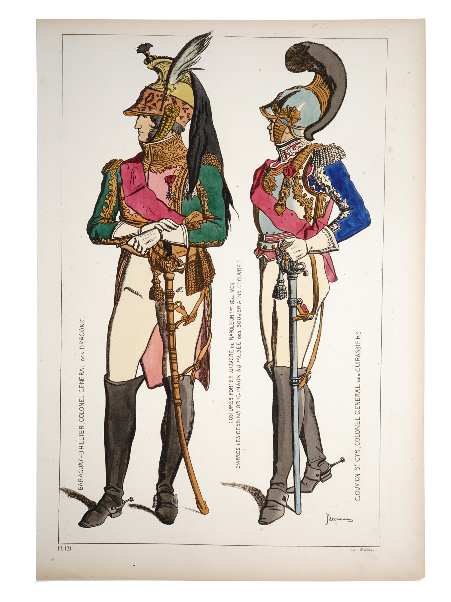 ANTIQUE FRENCH COLONEL GENERAL ETCHING JACQUEMIN (1 of 8)