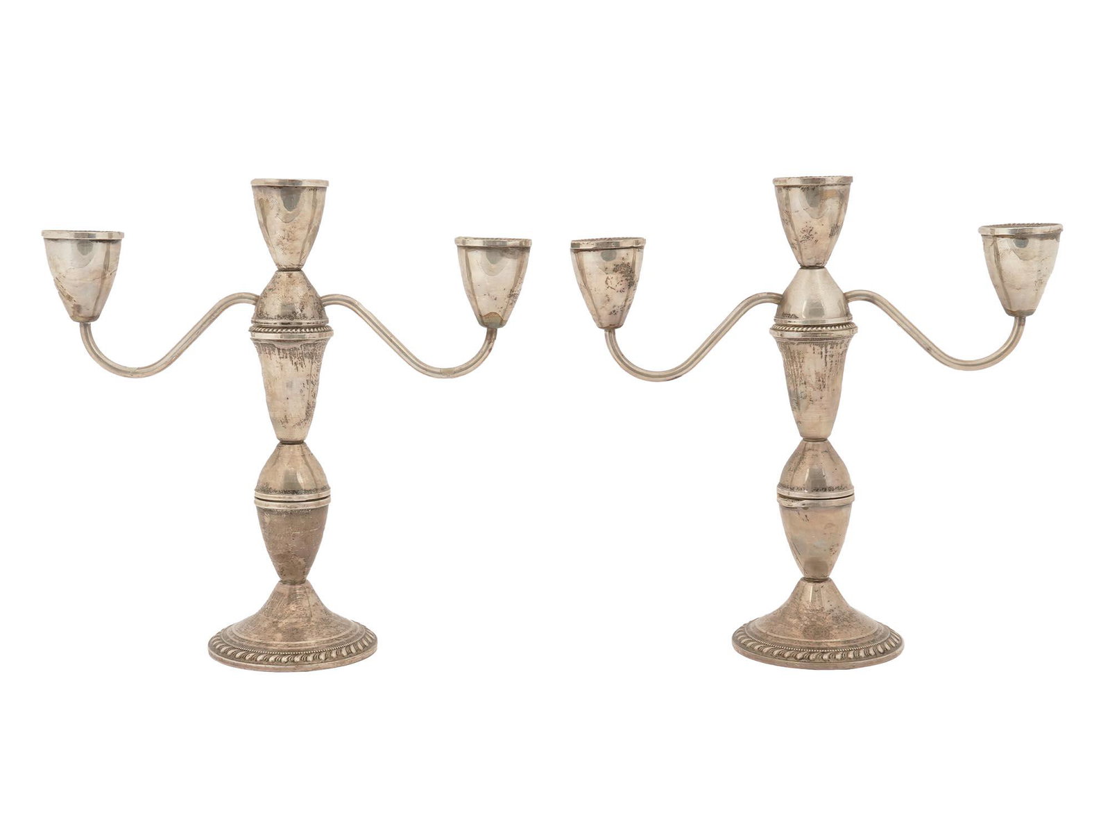STERLING SILVER DUCHIN CREATION CANDLE HOLDERS (1 of 8)