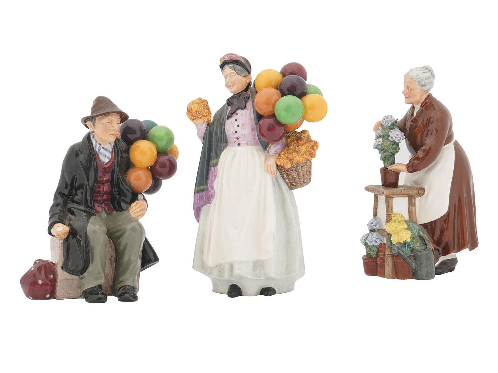 ROYAL DOULTON PORCELAIN FIGURES LESLIE HARRADINE (1 of 7)