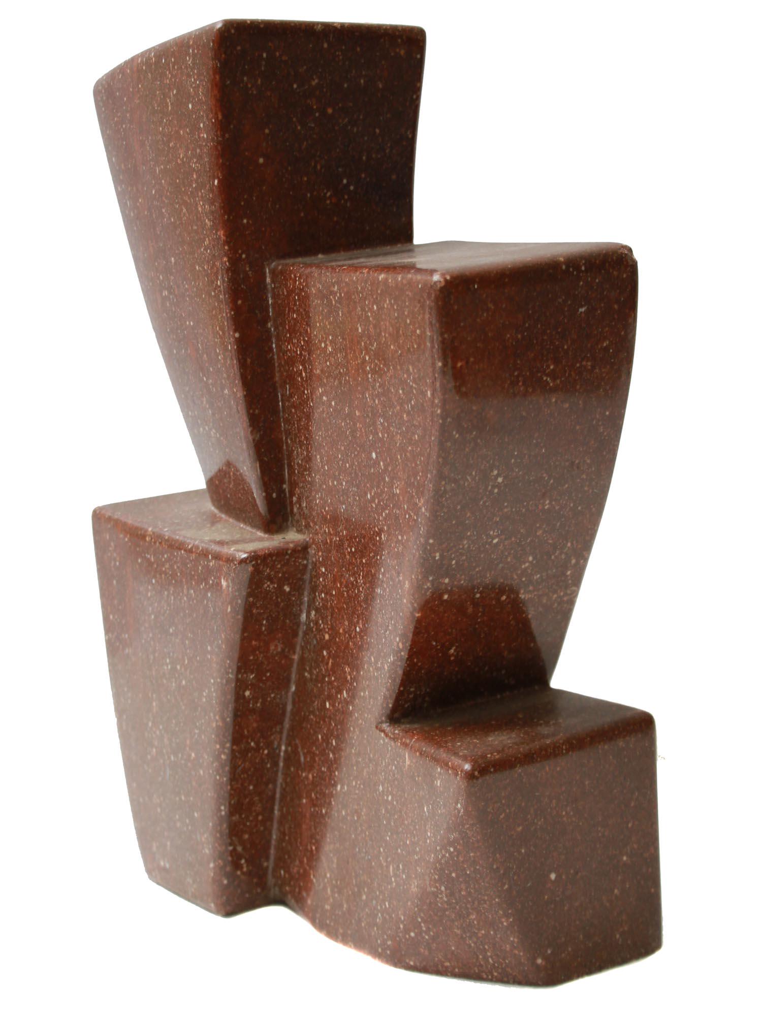 VINTAGE ABSTRACT COMPOSITION STONE SCULPTURE (1 of 11)