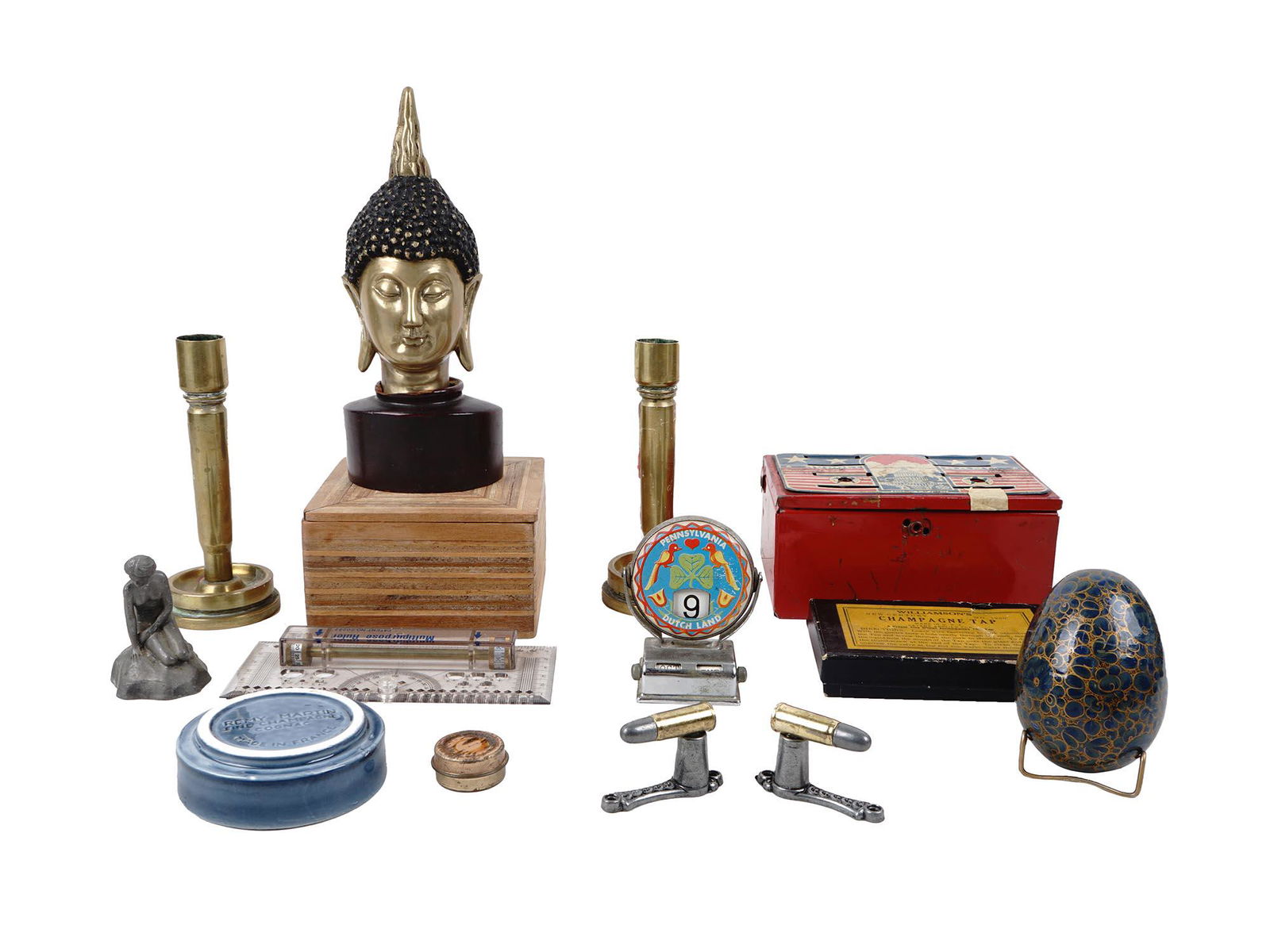 VINTAGE DESK ACCESSORIES AND DECORATIVE FIGURINES (1 of 14)