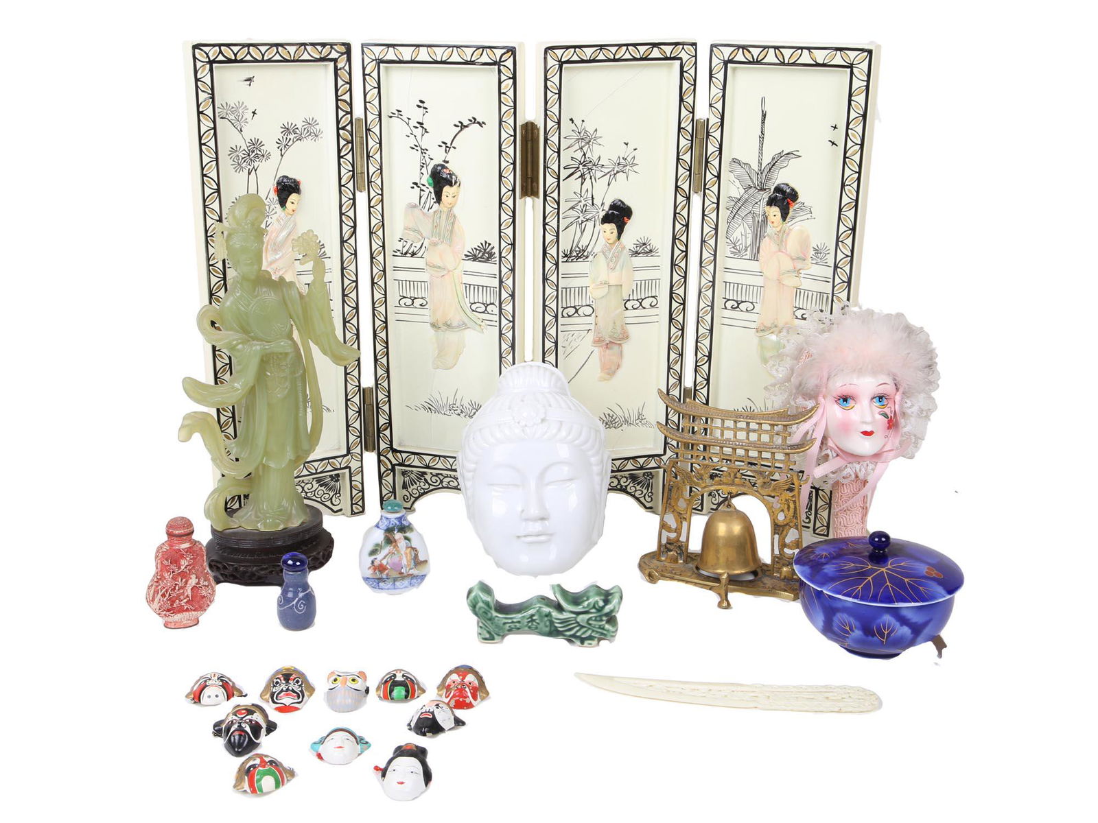 LARGE GROUP ASIAN ORIENTAL HOME DECOR ACCESSORIES (1 of 11)