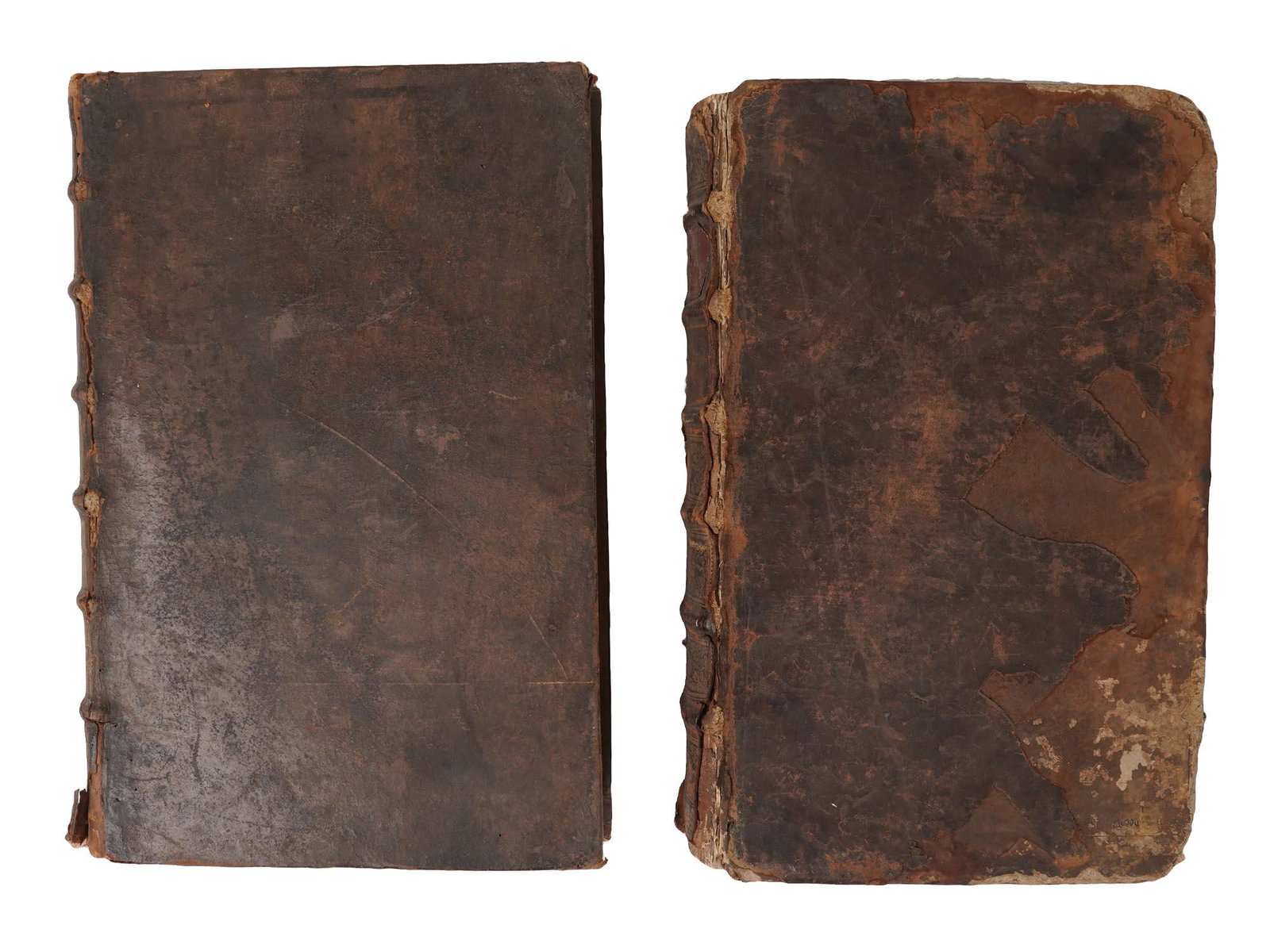 ANTIQUE RELIGIOUS EDITIONS PUBLISHED IN LATIN: Two antiquarian book editions printed in Latin. R.P. Joan Stephani Menochii doctoris theologi, e Societate Jesu, Commentarii totius Scripturae: ex optimis quibusque authoribus collecti by Giovanni Ste