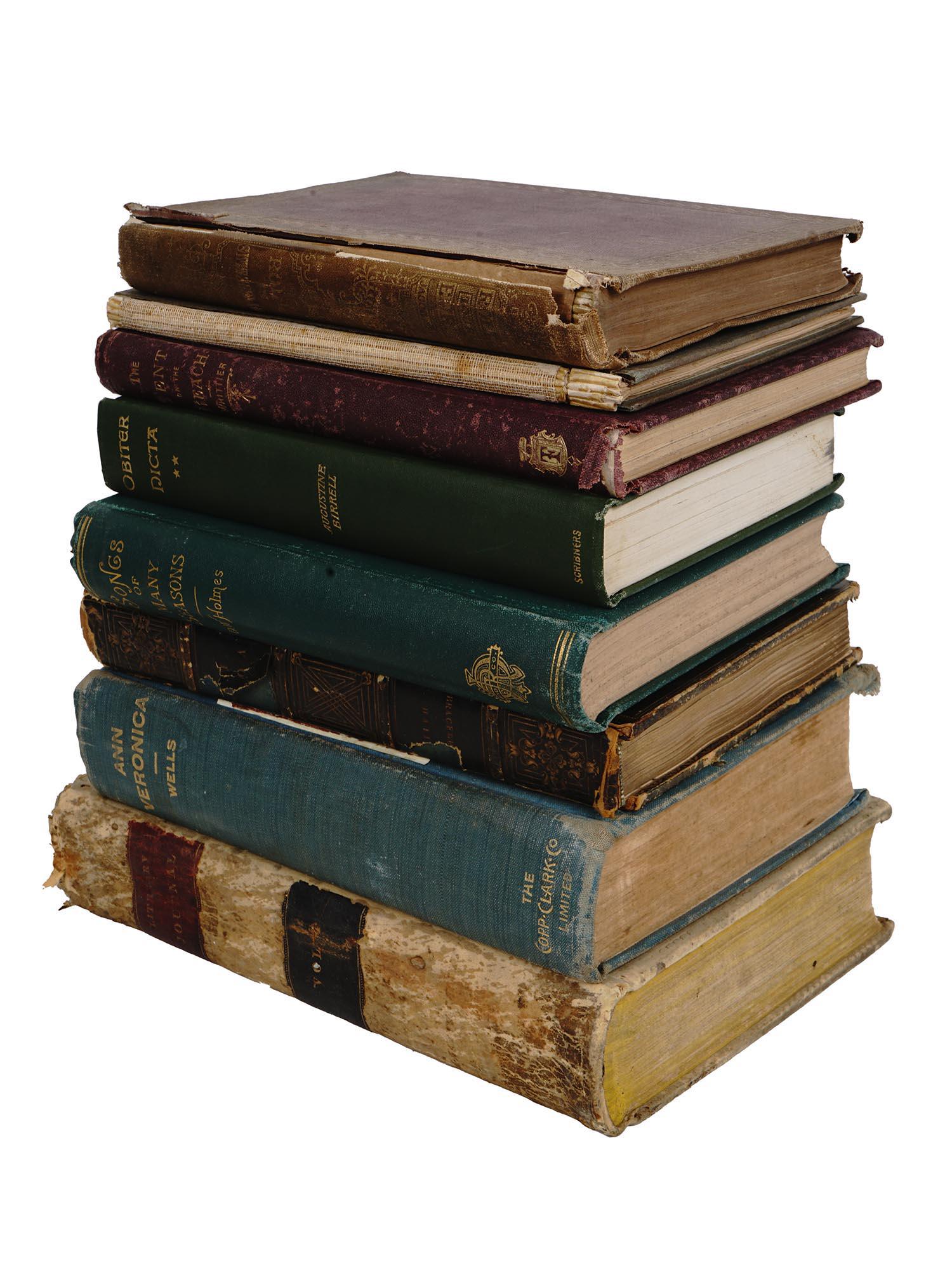 ANTIQUE 19TH CENTURY BOOKS NOVELS AND POETRY (1 of 20)