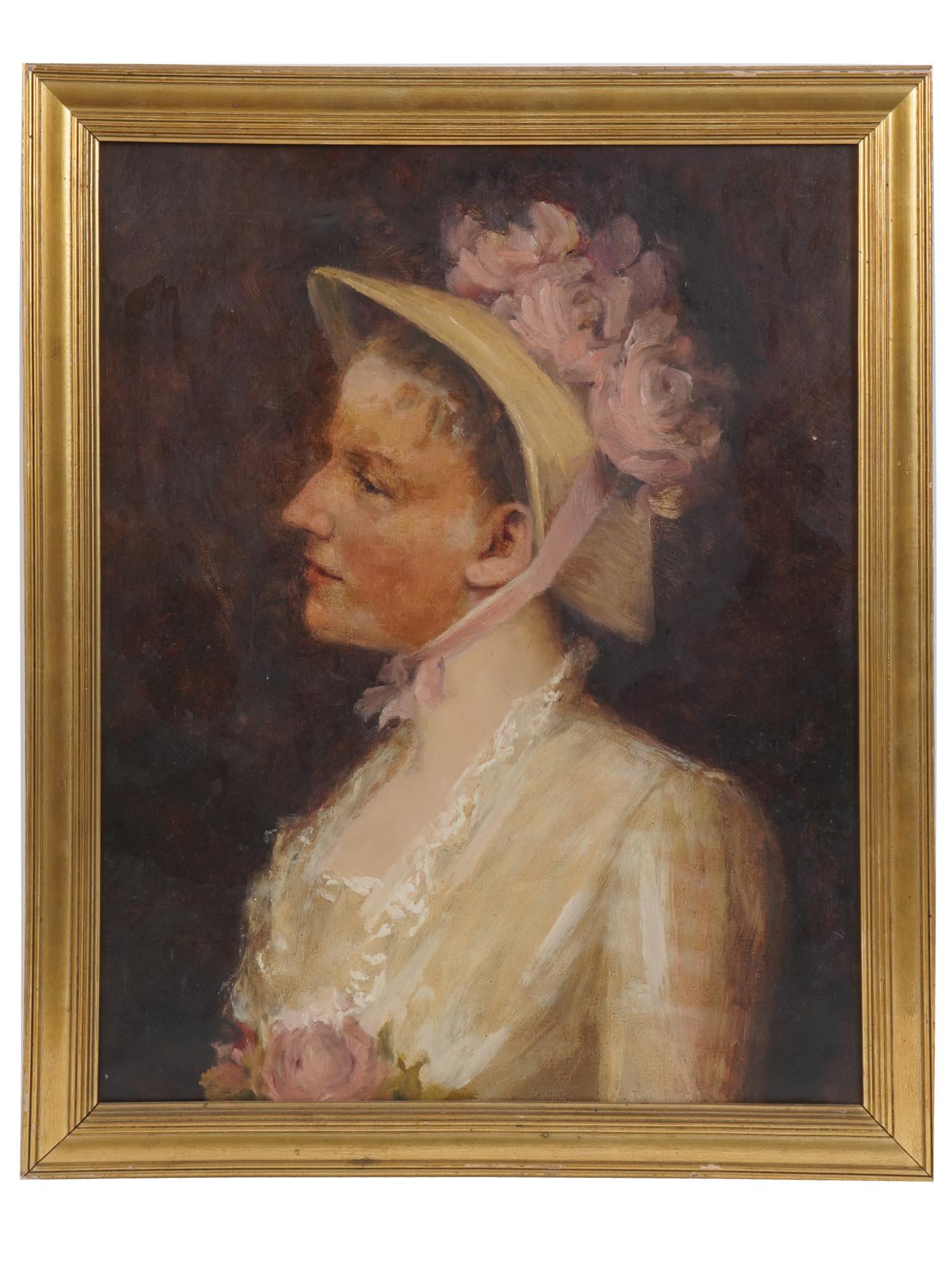 ANTIQUE FRENCH IMPRESSIONIST OIL PAINTING, 19TH C (1 of 5)