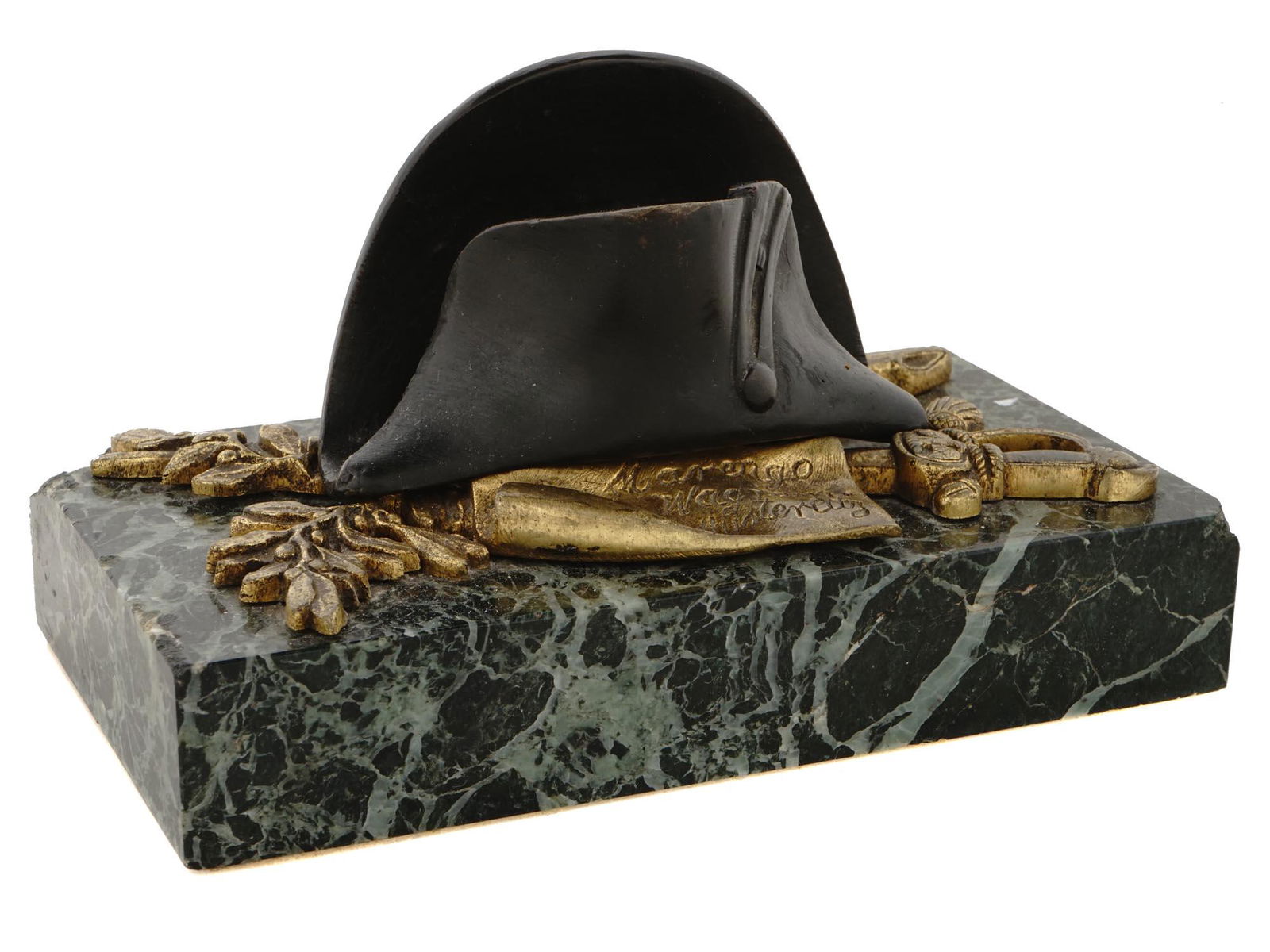 ANTIQUE FRENCH EMPIRE BRONZE NAPOLEONIC INKWELL (1 of 13)