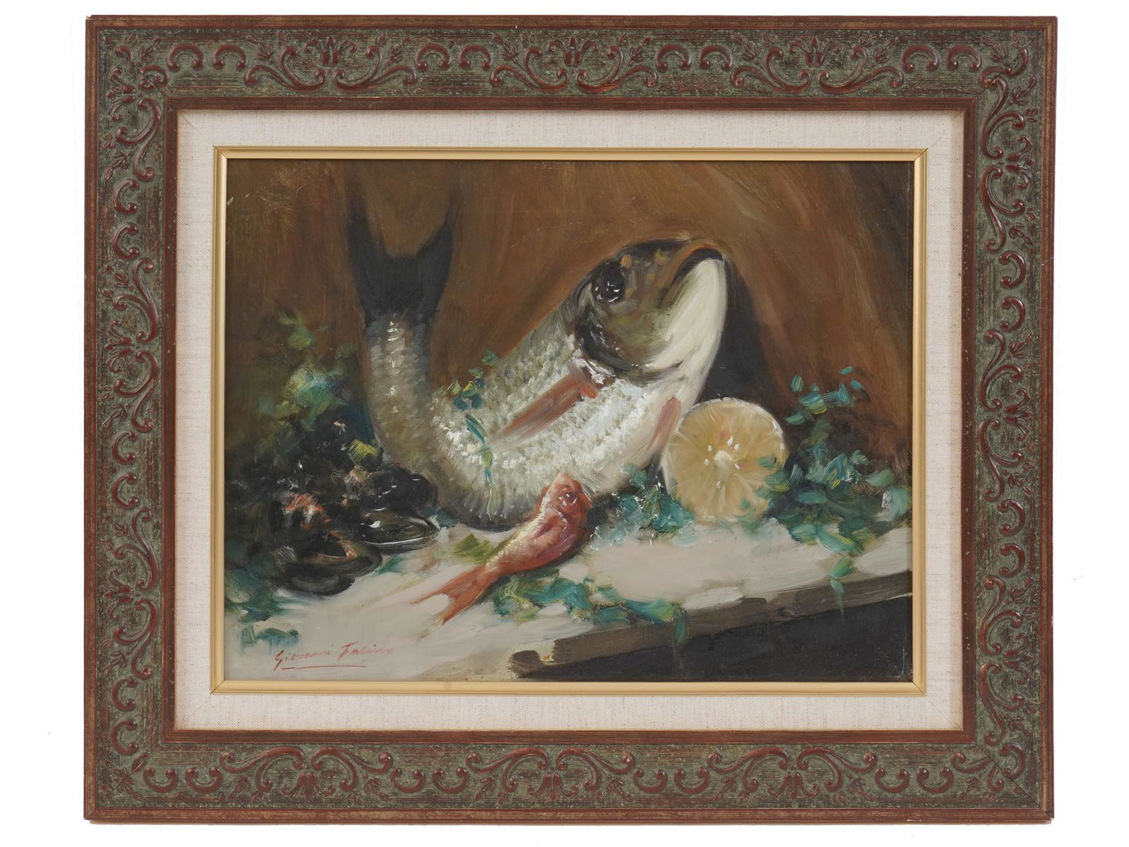 ITALIAN STILL LIFE PAINTING BY GIOVANNI FALIERO (1 of 7)