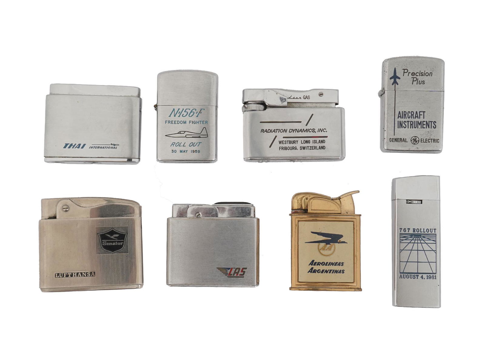 VINTAGE ADVERTISING AVIATION COMPANIES LIGHTER (1 of 4)