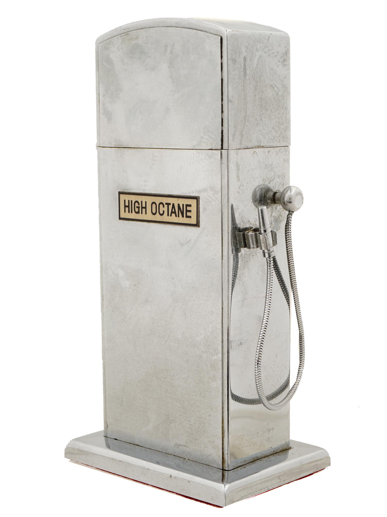 VINTAGE JAPANESE CHROME PLATED GAS PUMP LIGHTER (1 of 11)