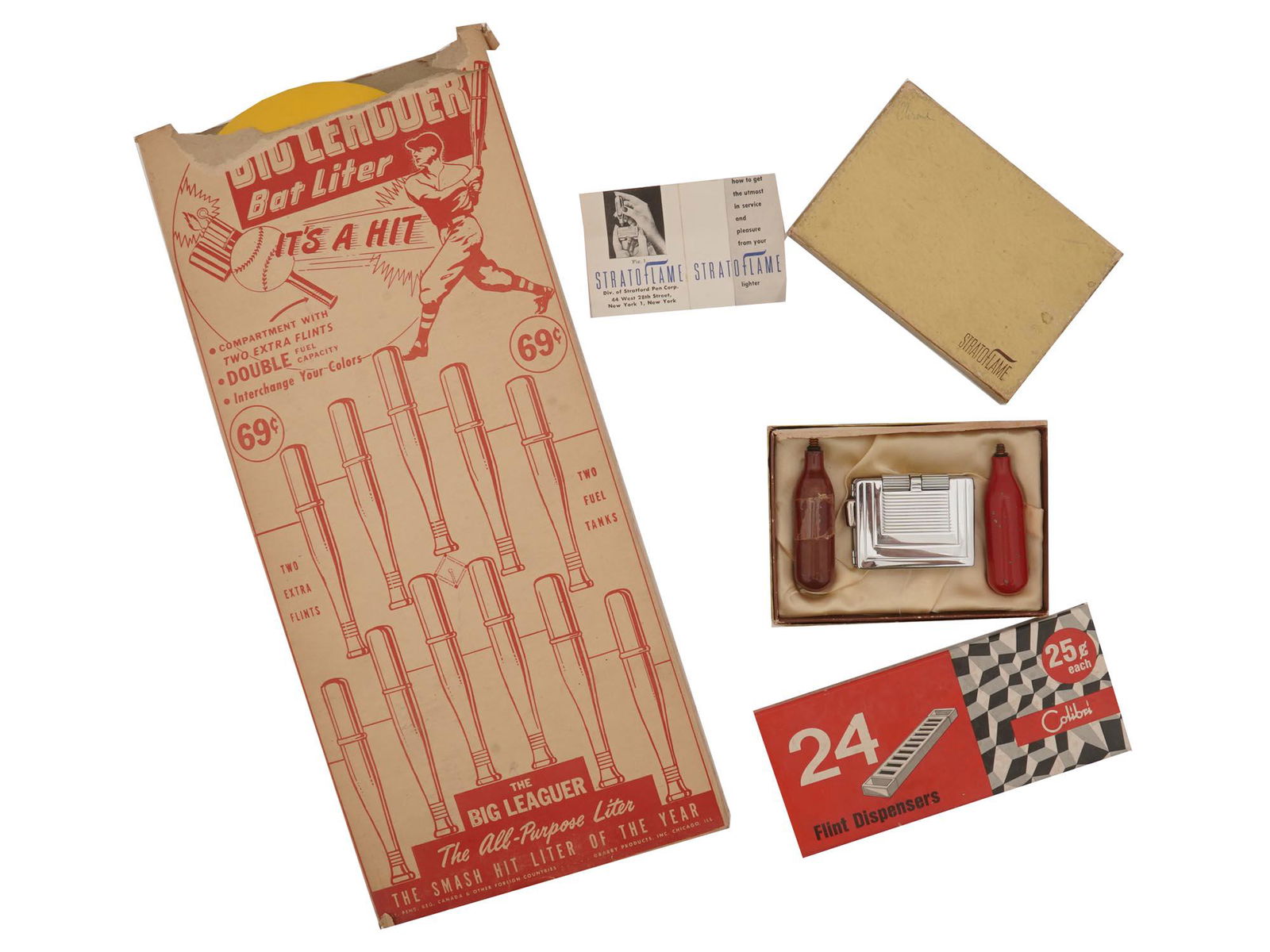 VINTAGE RARE AMERICAN LIGHTERS IN ORIGINAL BOXES (1 of 12)