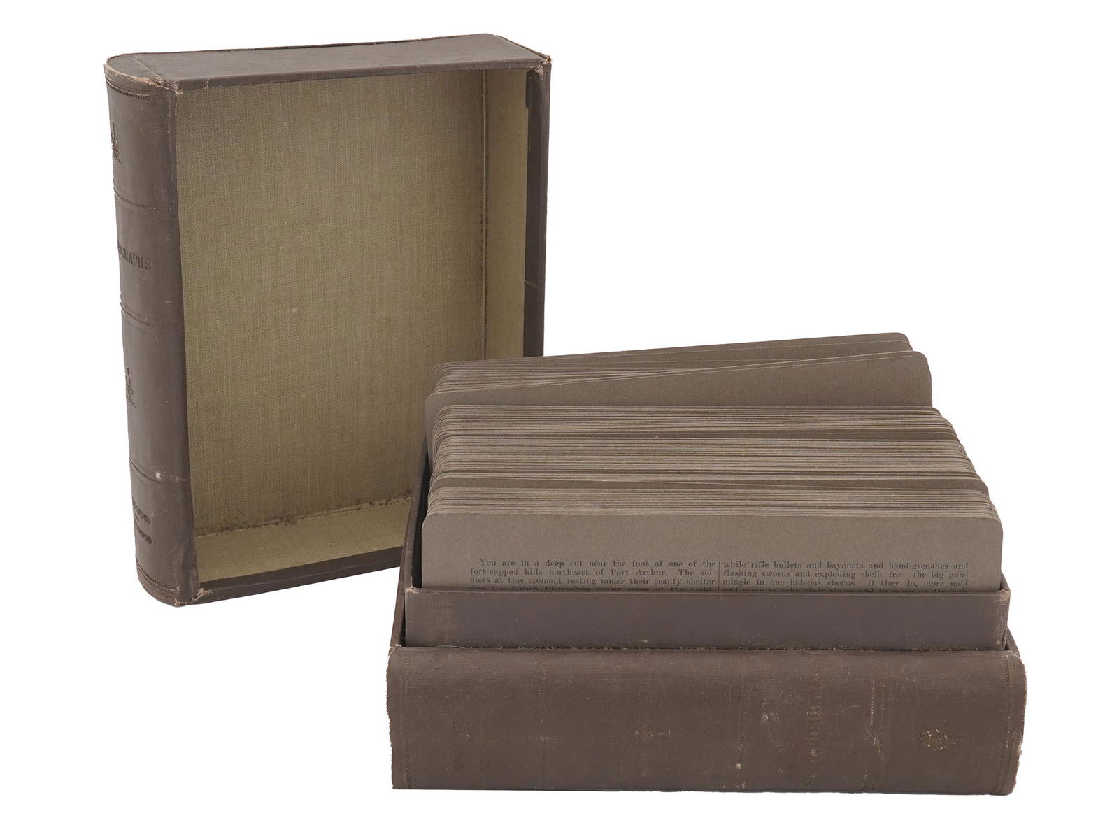 SET OF ANTIQUE STEREOGRAPH CARDS JAPANESE WAR IOB (1 of 7)