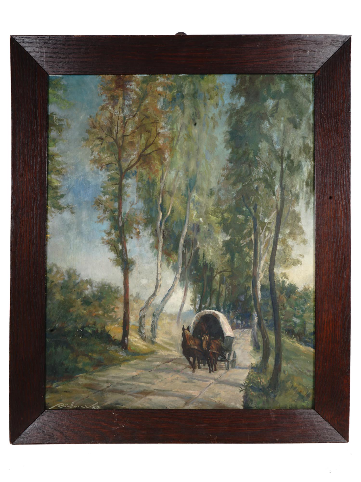 HEINZ BUTTNER GERMAN LANDSCAPE PAINTING 1942 (1 of 5)