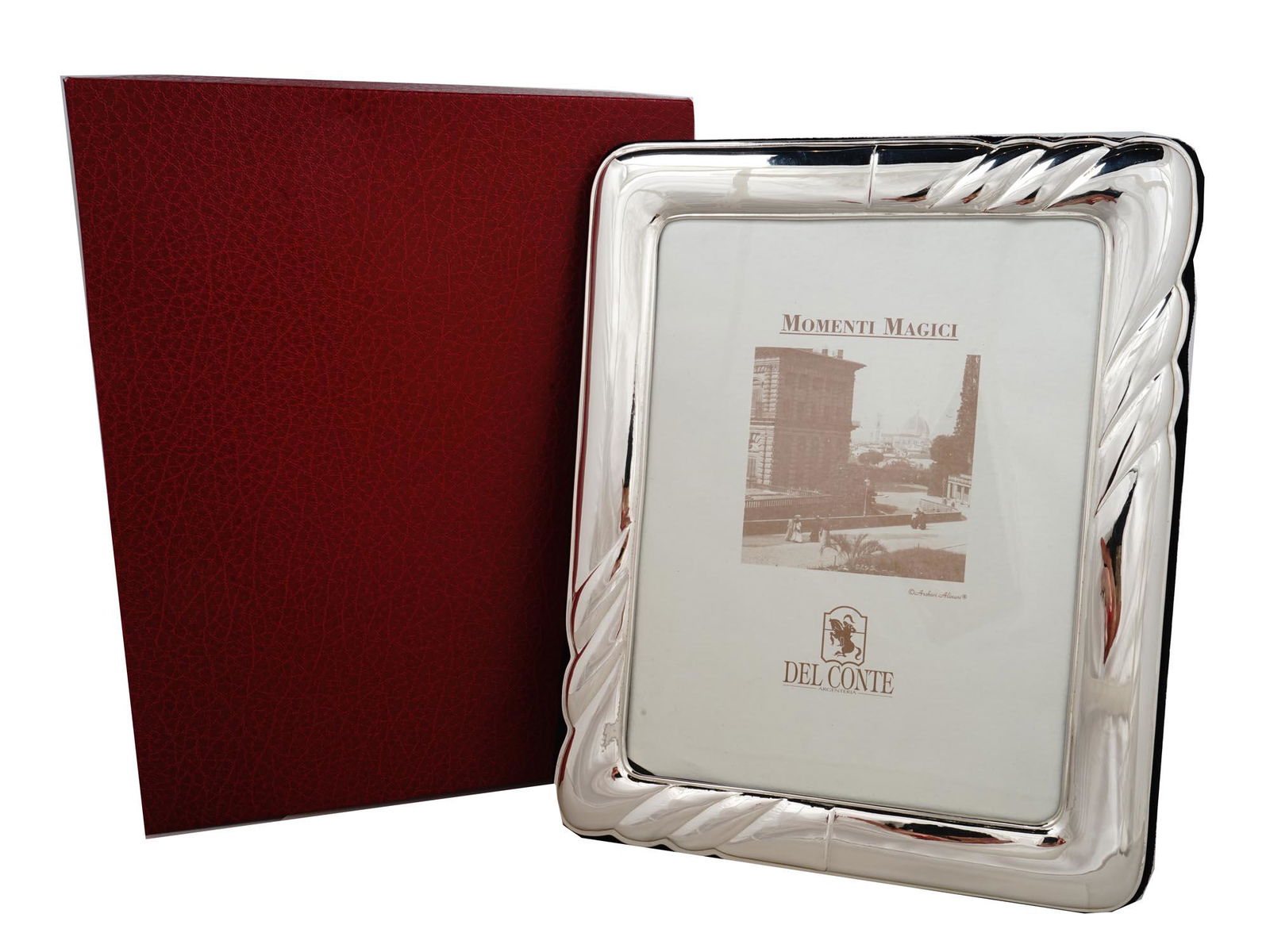 ITALIAN DEL CONTE STERLING SILVER PICTURE FRAME (1 of 11)