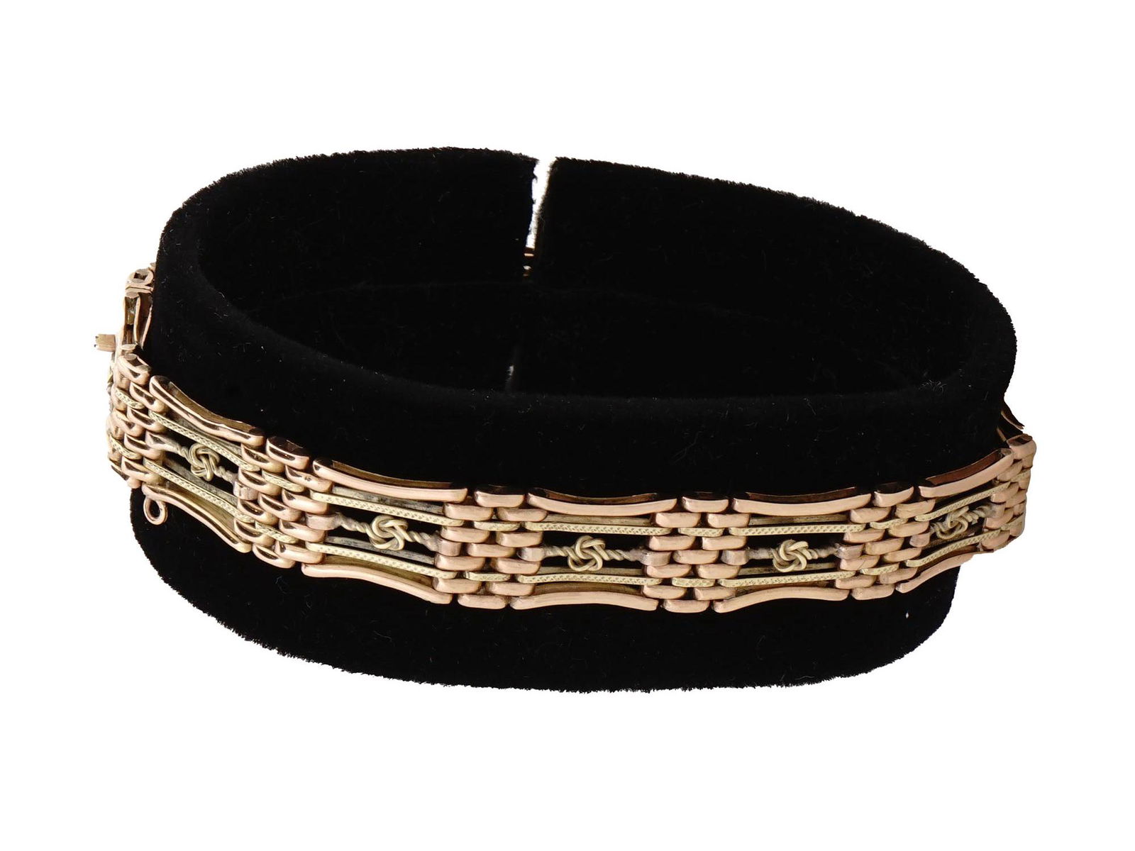 ANTIQUE RUSSIAN 56K GOLD JEWELRY BRACELET (1 of 7)