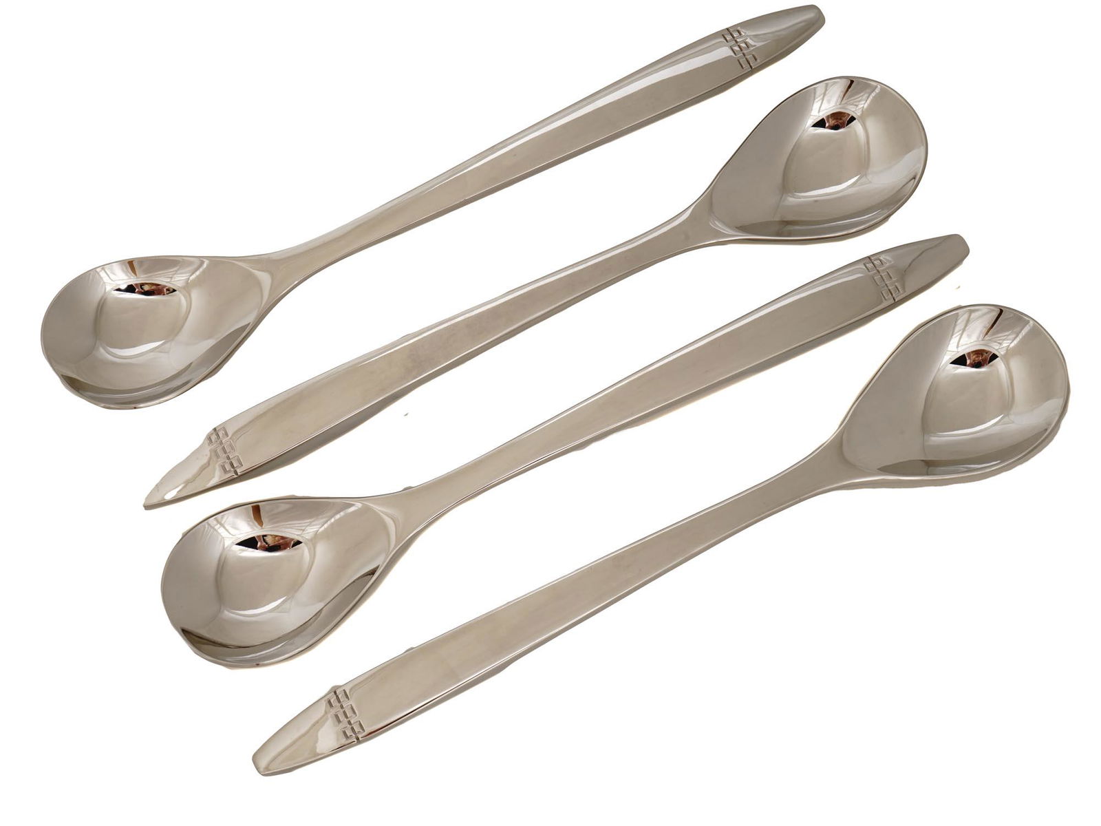 LISA JENKS STAINLESS STEEL LONG HANDLE SPOONS SET (1 of 3)