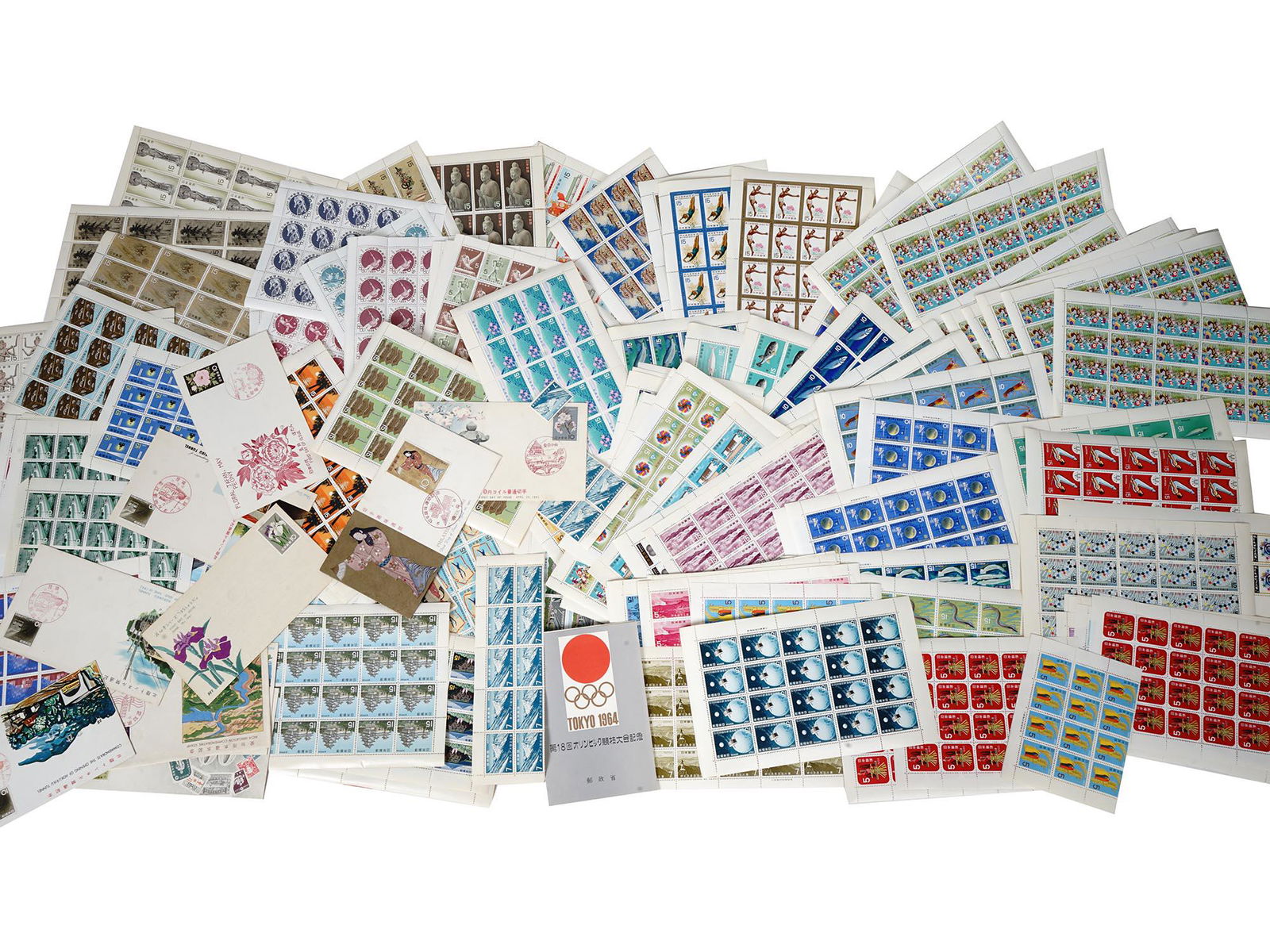 LARGE COLLECTION OF VINTAGE JAPANESE STAMPS COVER (1 of 10)