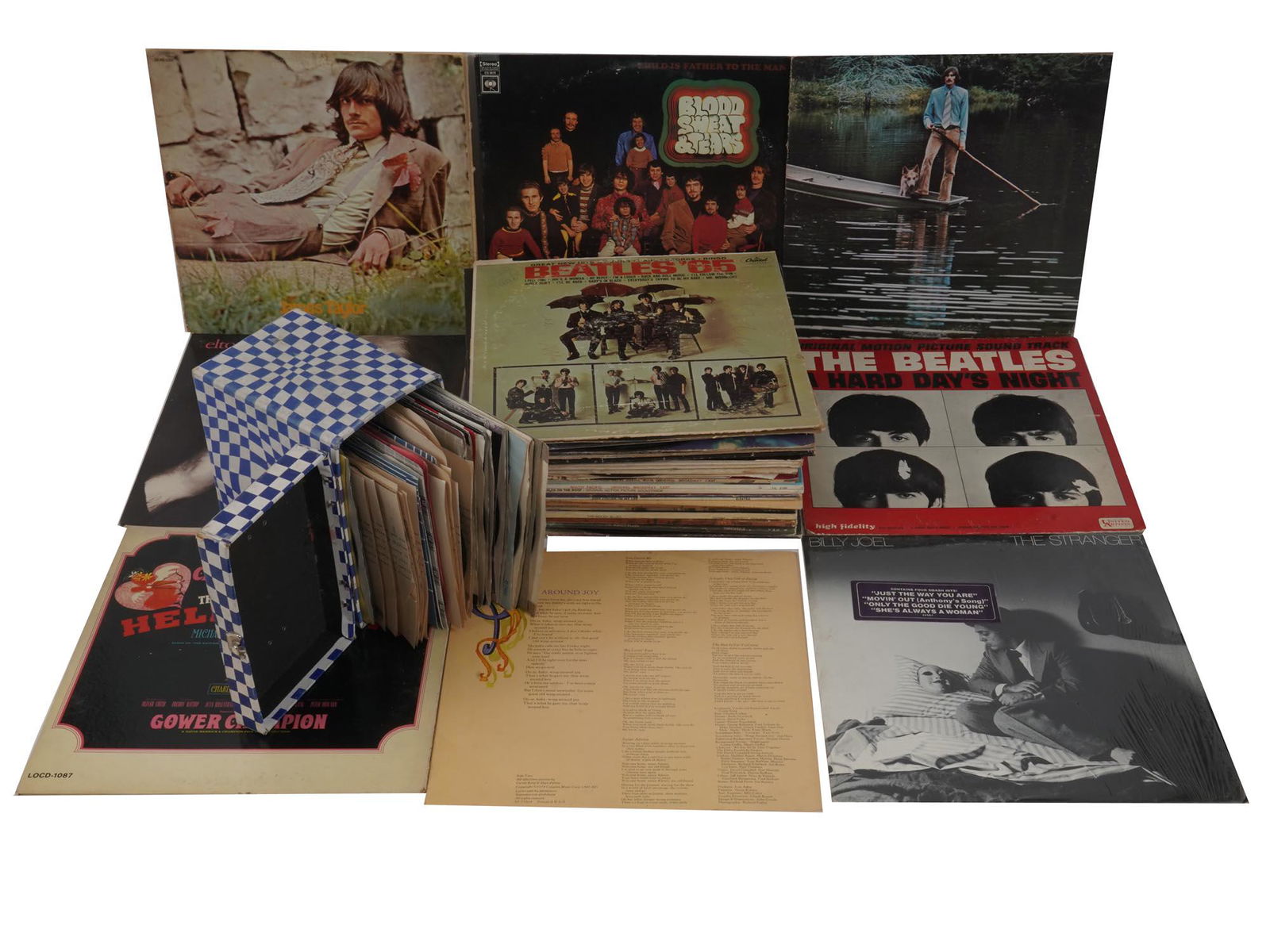 LOT OF VINYL MUSIC RECORDS THE BEATLES ELTON JOHN (1 of 12)