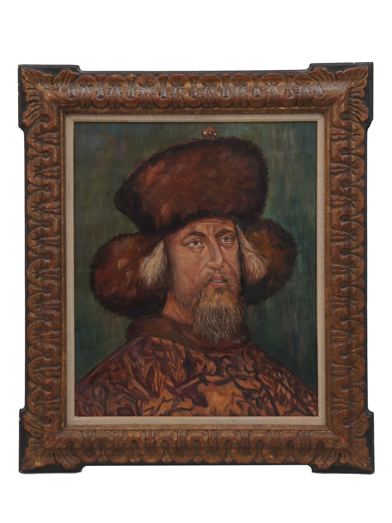 OIL PAINTING OF PORTRAIT AFTER ANTONIO PISANELLO (1 of 5)