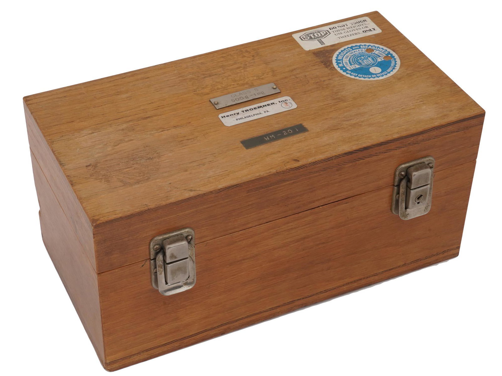 LARGE HENRY TROEMNER APOTHECARY SCALE WEIGHTS SET (1 of 7)