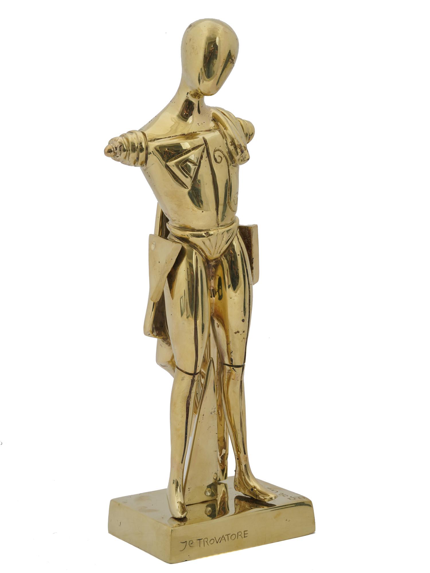 BRONZE TROVATORE SCULPTURE BY GIORGIO DE CHIRICO (1 of 10)