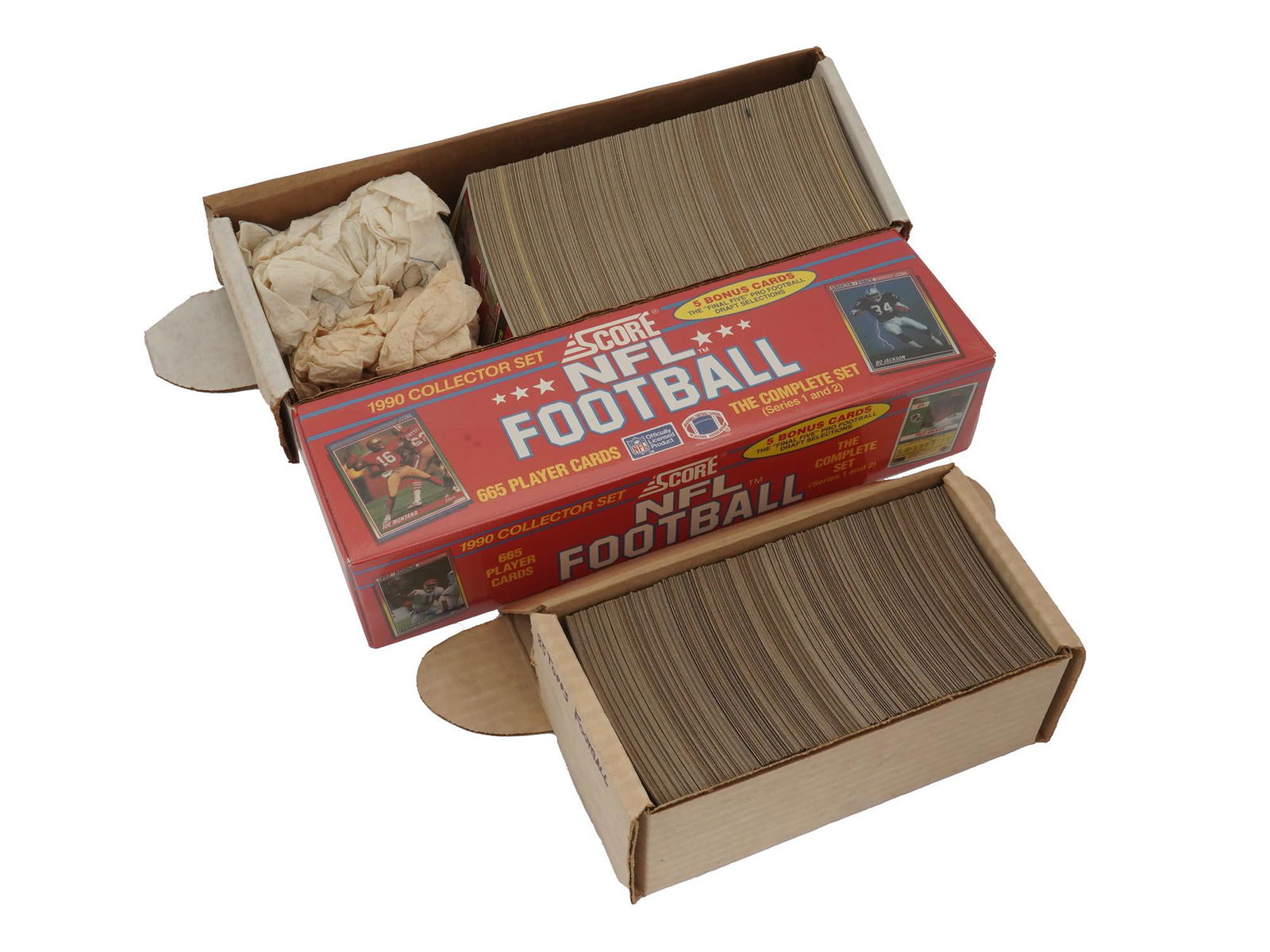 NFL FOOTBALL 1990 COLLECTOR SET FOOTBALL CARDS (1 of 5)