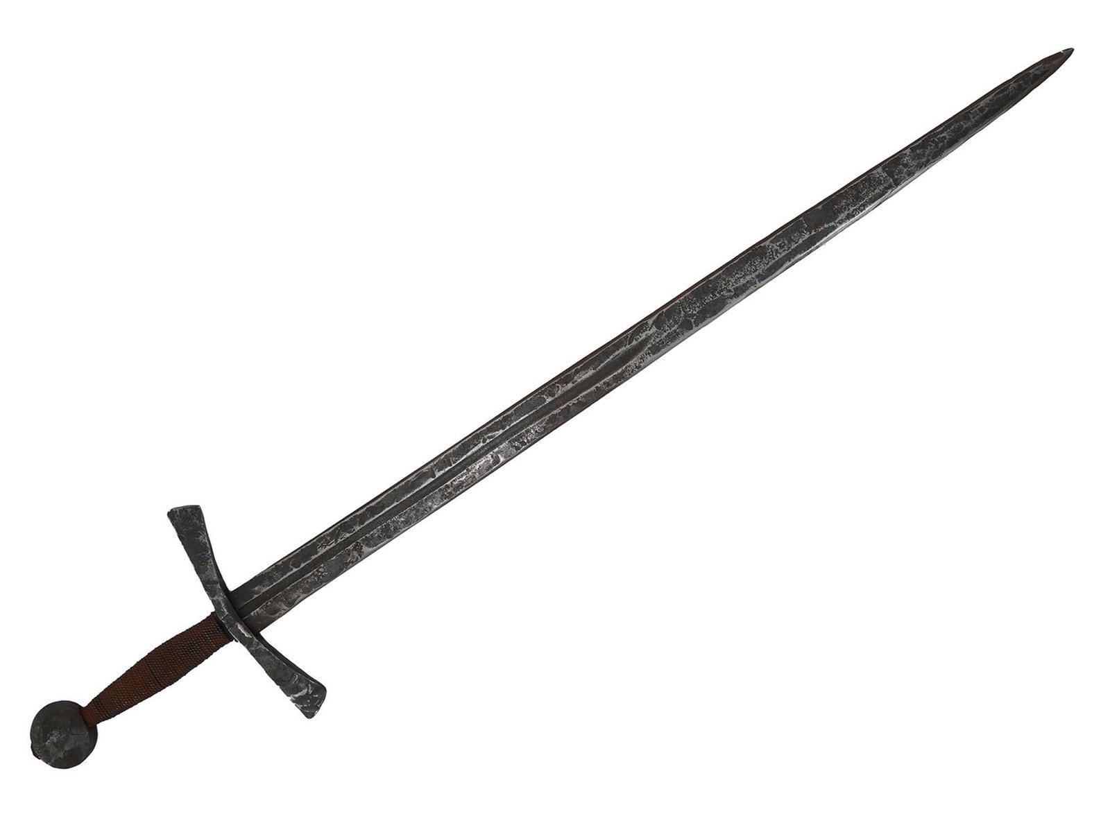 VINTAGE REPLICA OF AN IRON FORGED MEDIEVAL SWORD (1 of 6)