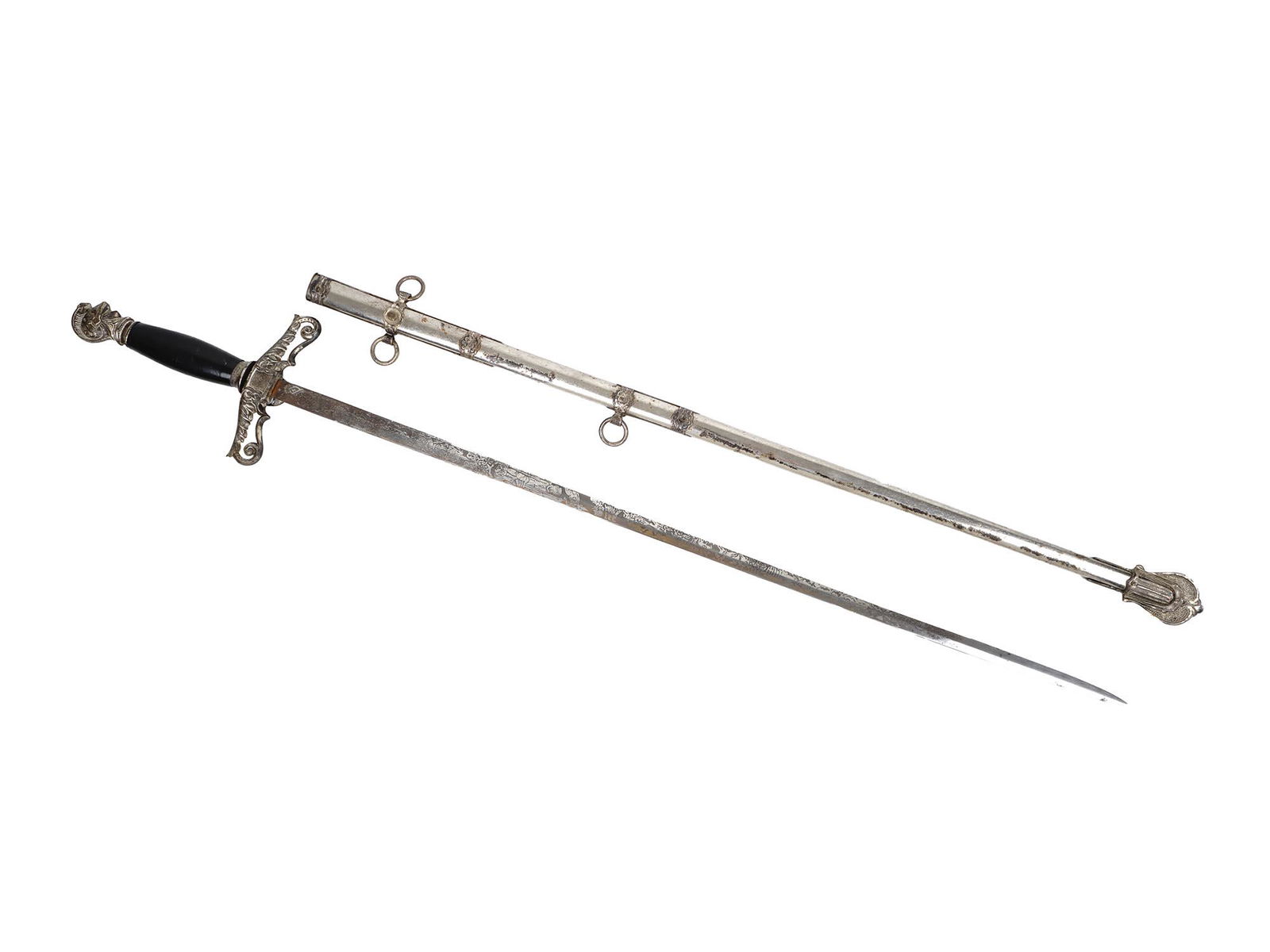 ANTIQUE MASONIC KNIGHTS TEMPLAR YORK RITE SWORD (1 of 6)