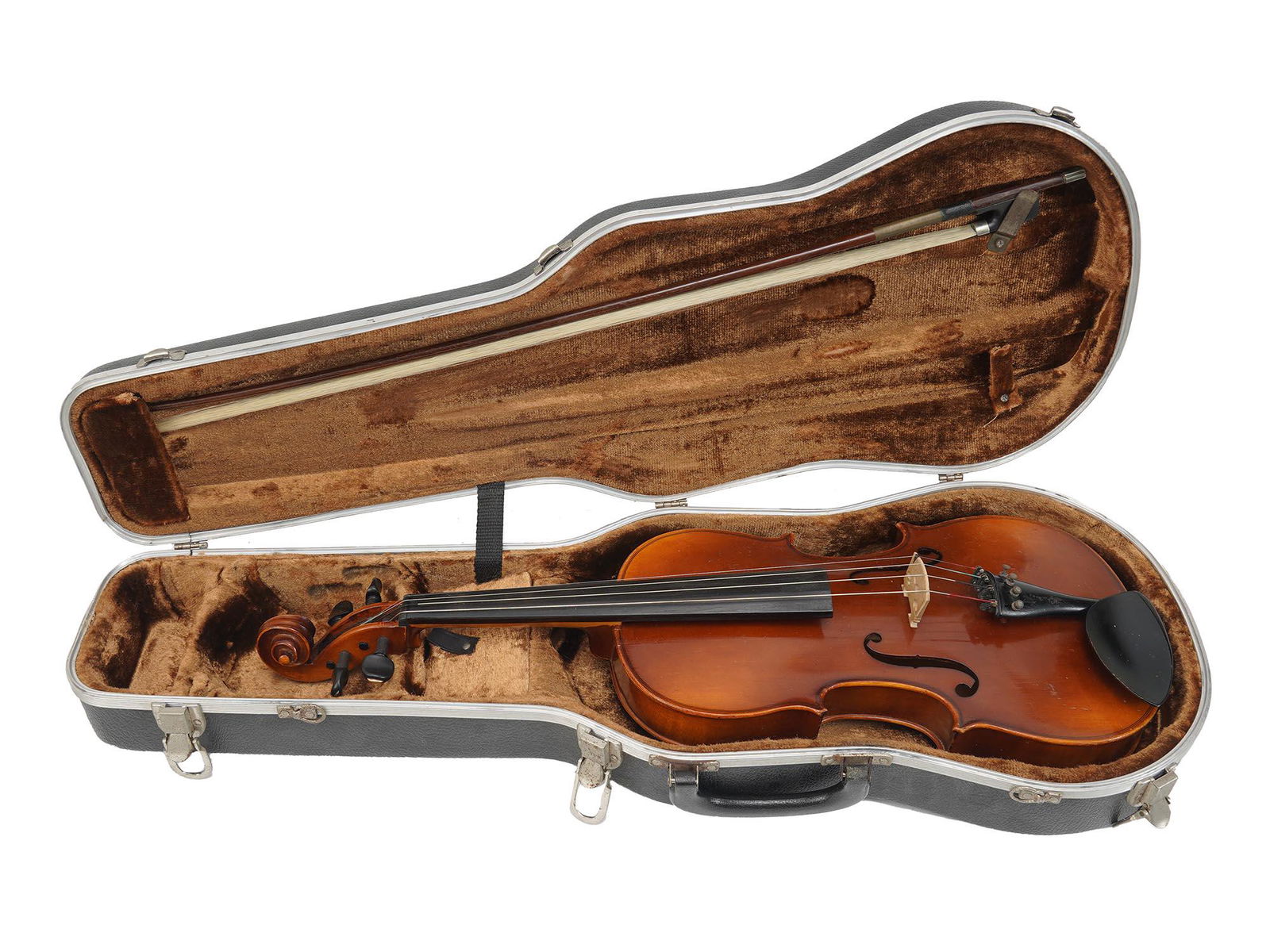 VINTAGE 1930S JOHN JUZEK VIOLIN WITH A BOW (1 of 8)