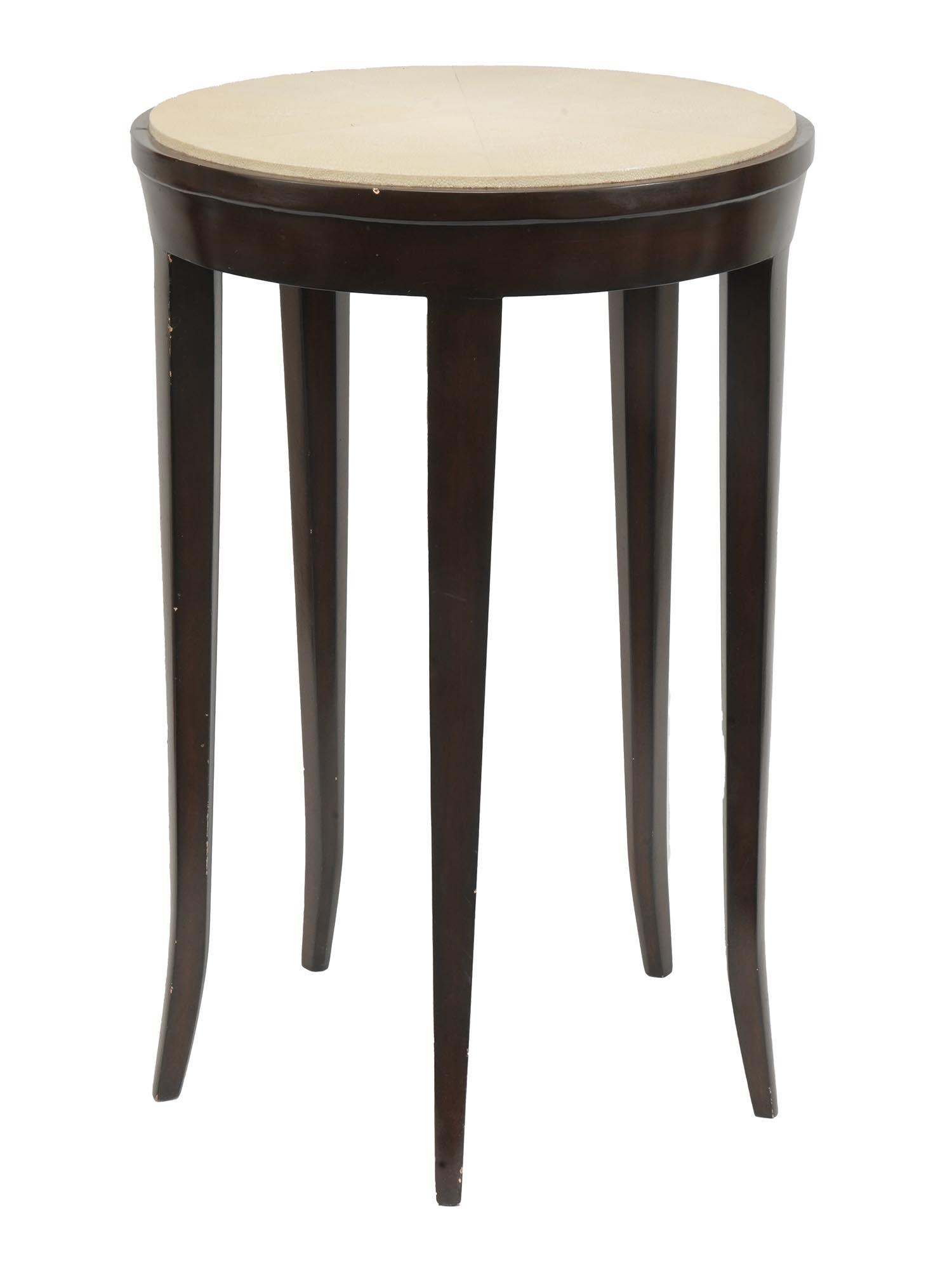 DESIGNER TALL WOODEN STAND BY GARRISON ROUSSEAU (1 of 7)