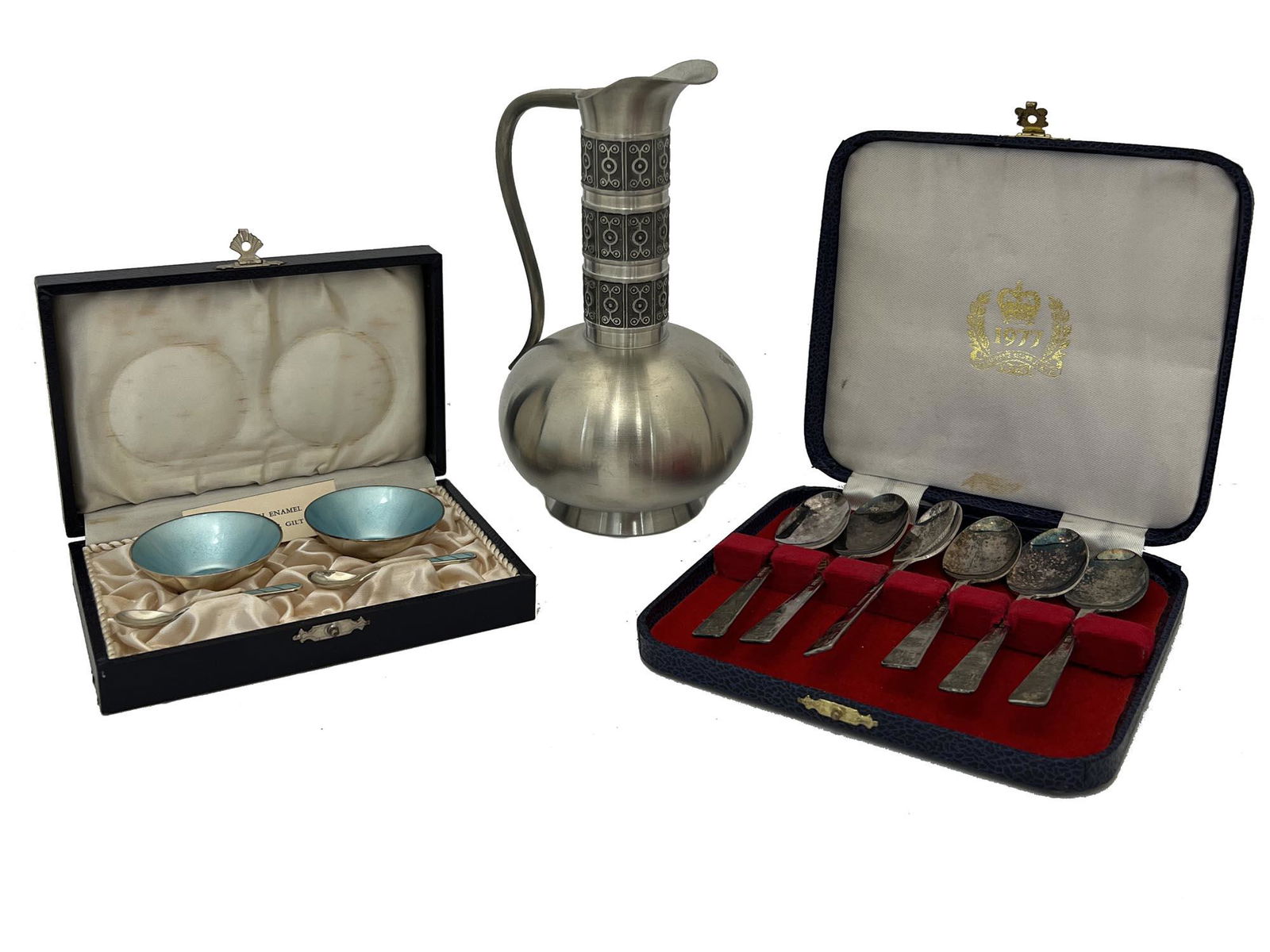 MIDCENTURY STERLING TABLEWARE AND CUTLERY, 11 PCS (1 of 12)