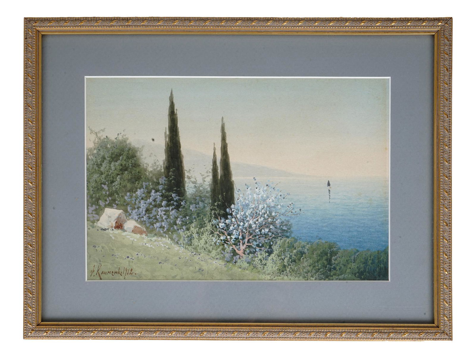 RUSSIAN WATERCOLOR PAINTING BY FILIP KLIMENKO (1 of 4)